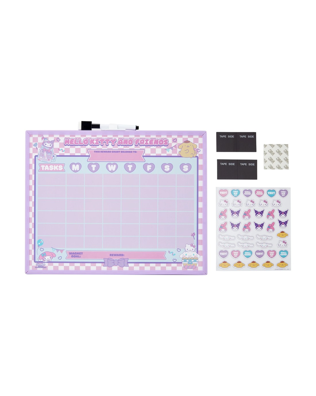 1 Hello Kitty and Friends Reward Chart, 1 of 8