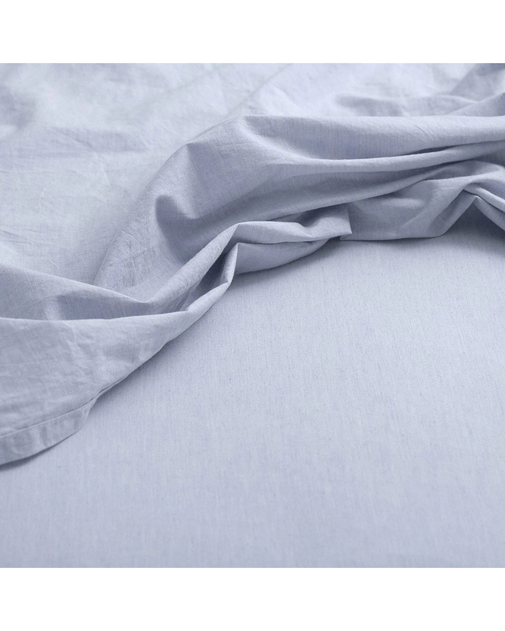 2 Canningvale Vintage Softwash 100 Percent Cotton Sheet Set - Super King Bed - Blue, 2 of 3