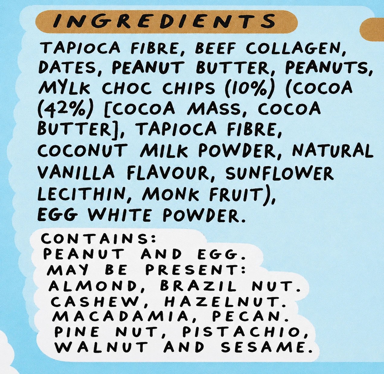 3 Blue Dinosaur Choc Chip Peanut Butter Protein Bar 60g, 3 of 3