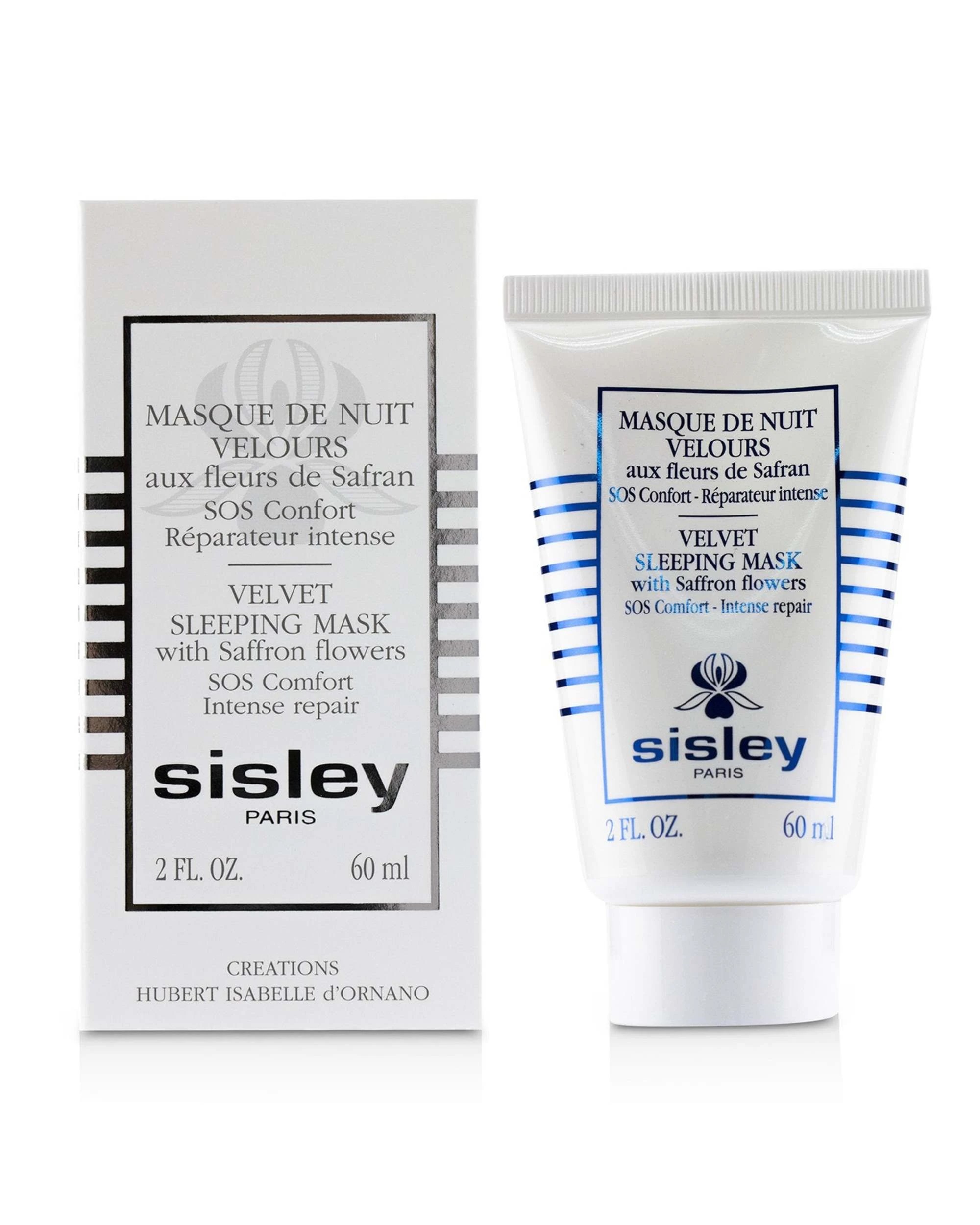 2 Sisley Velvet Sleeping Mask With Saffron Flowers SOS Comfort Intense Repair  60ml/2oz, 2 of 3