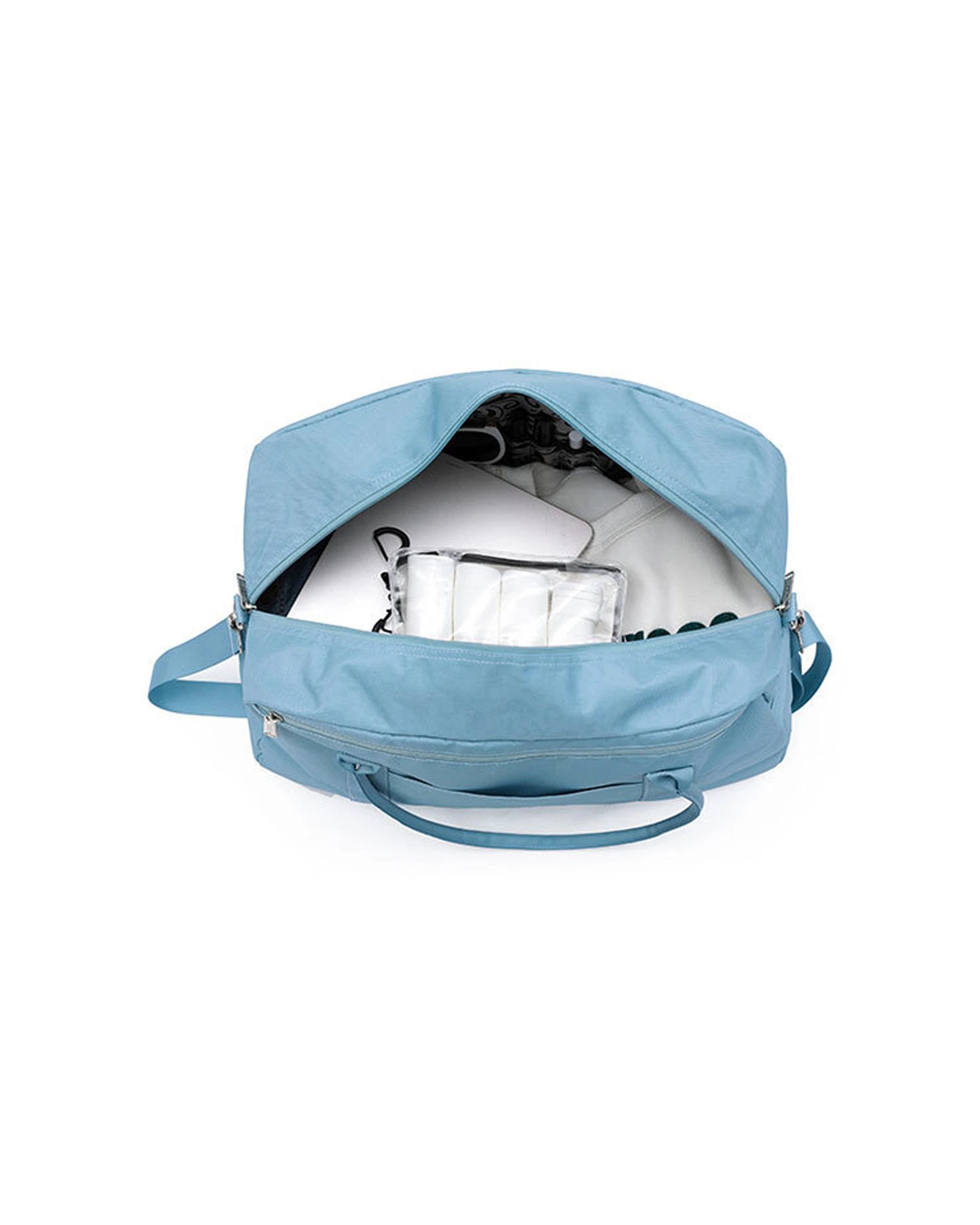 3 Tosca Cabin Fashion Weekender/Overnight Stay Tote Bag - Blue, 3 of 3
