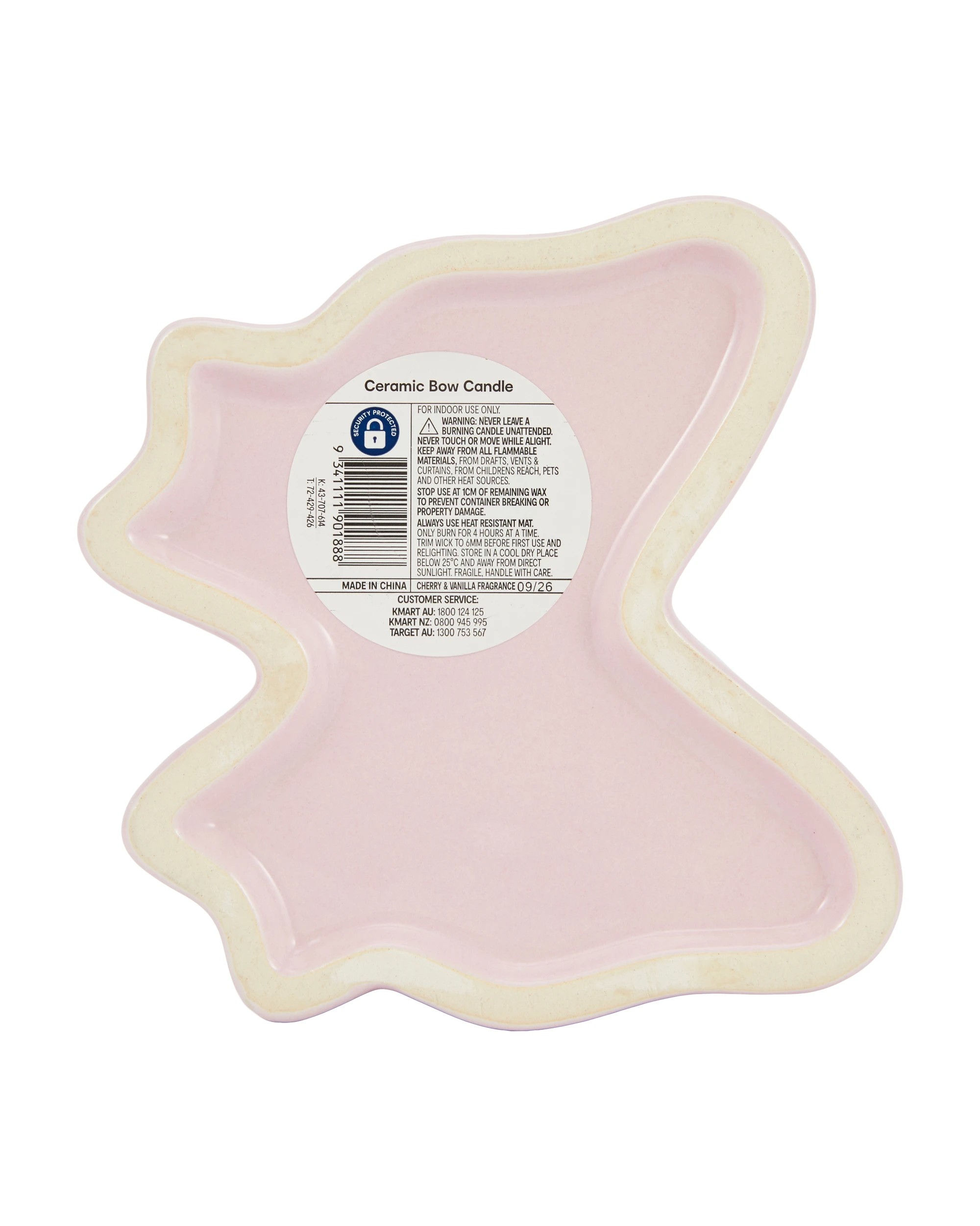 6 Ceramic Bow Candle, 6 of 6