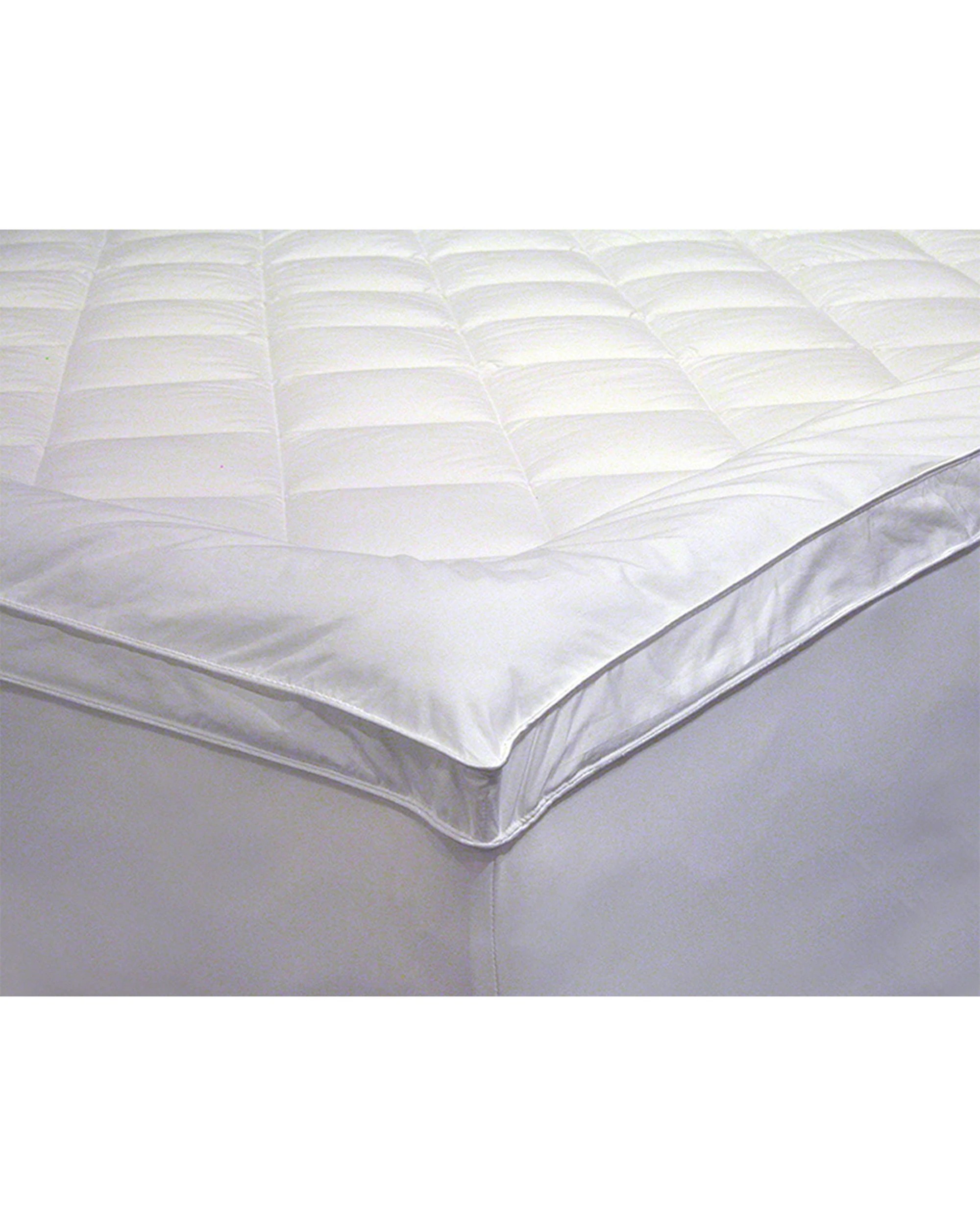 1 Jason Commercial Microloft Mattress Topper 153x203cm - White, 1 of 1