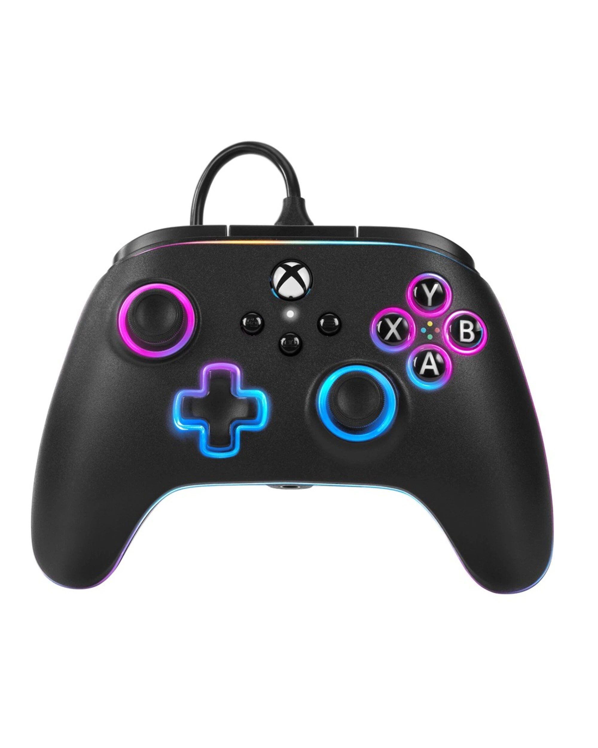 3 PowerA Wired Controller for Xbox Series X|S with Lumectra - Black - Black, 3 of 5