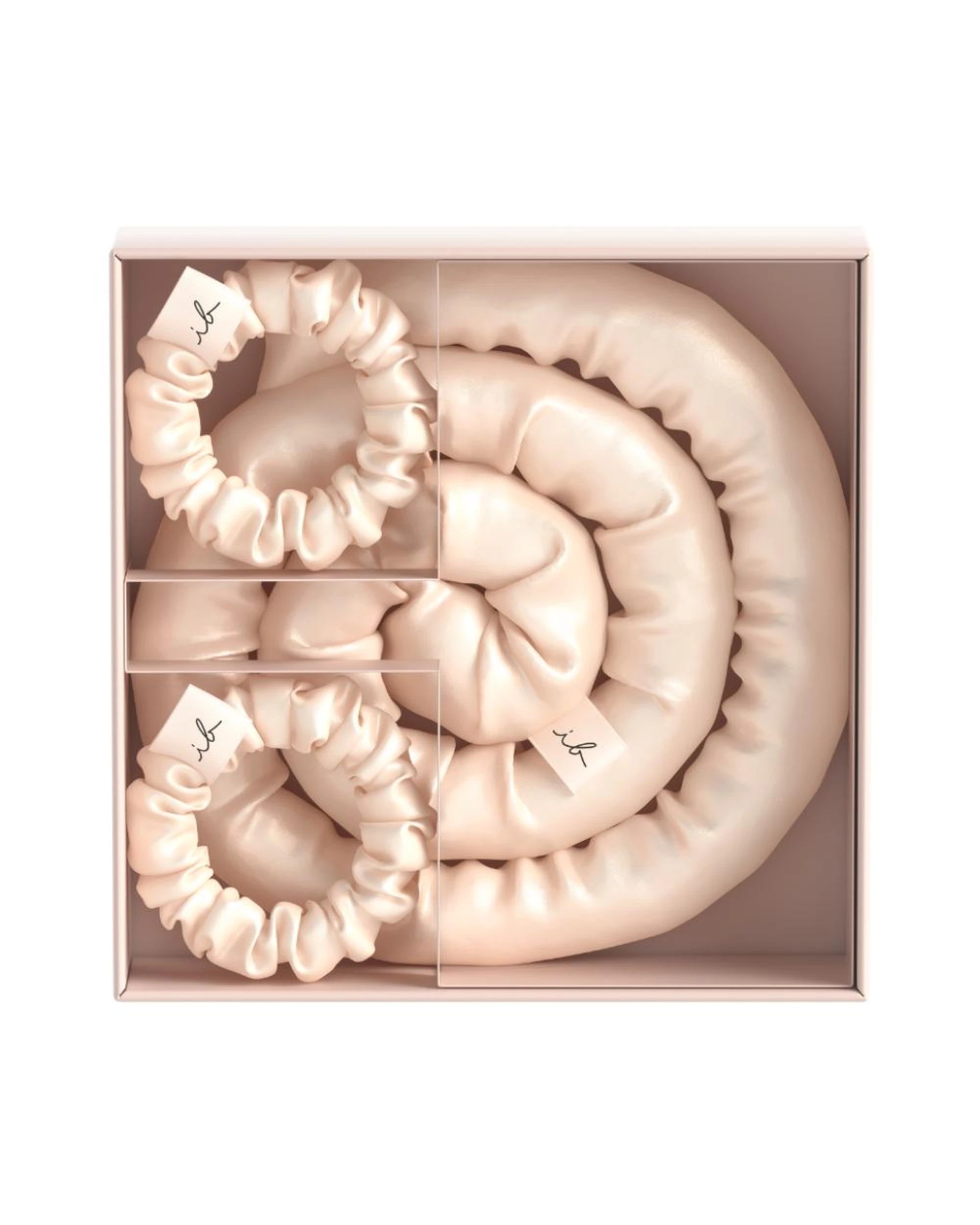 2 Invisibobble Handle with Curl Premium Silky Heatless Curling Set - Pink, 2 of 2