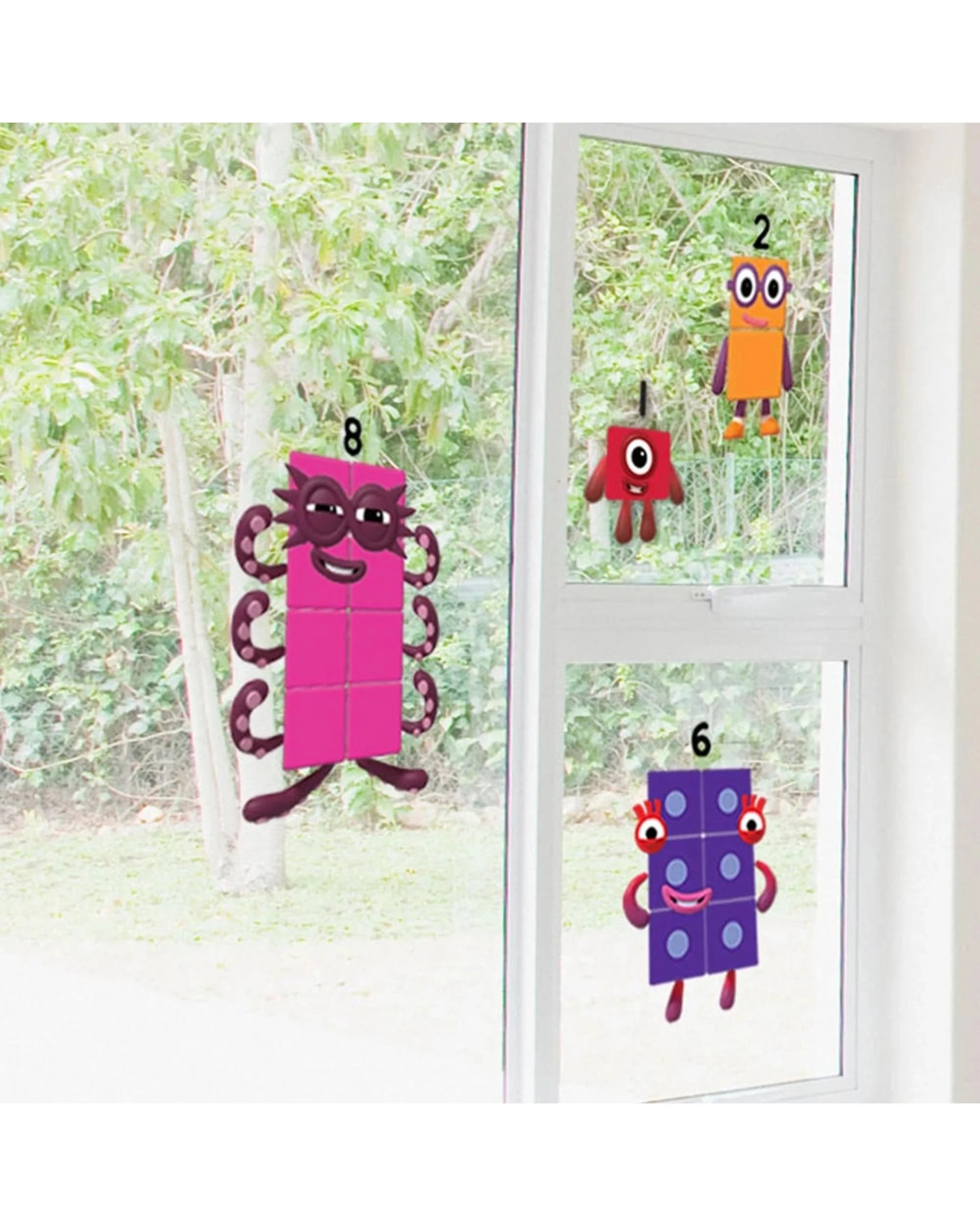 3 Numberblocks 142 Reusable Clings, 3 of 3