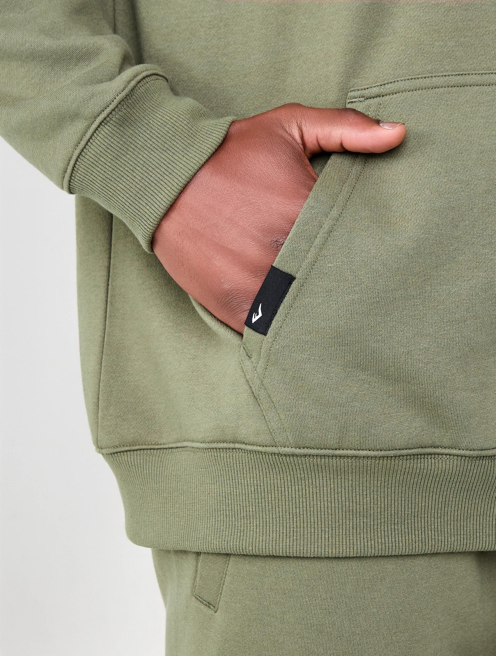 7 Everlast Mens Bronx Hoodie Olive, 7 of 8