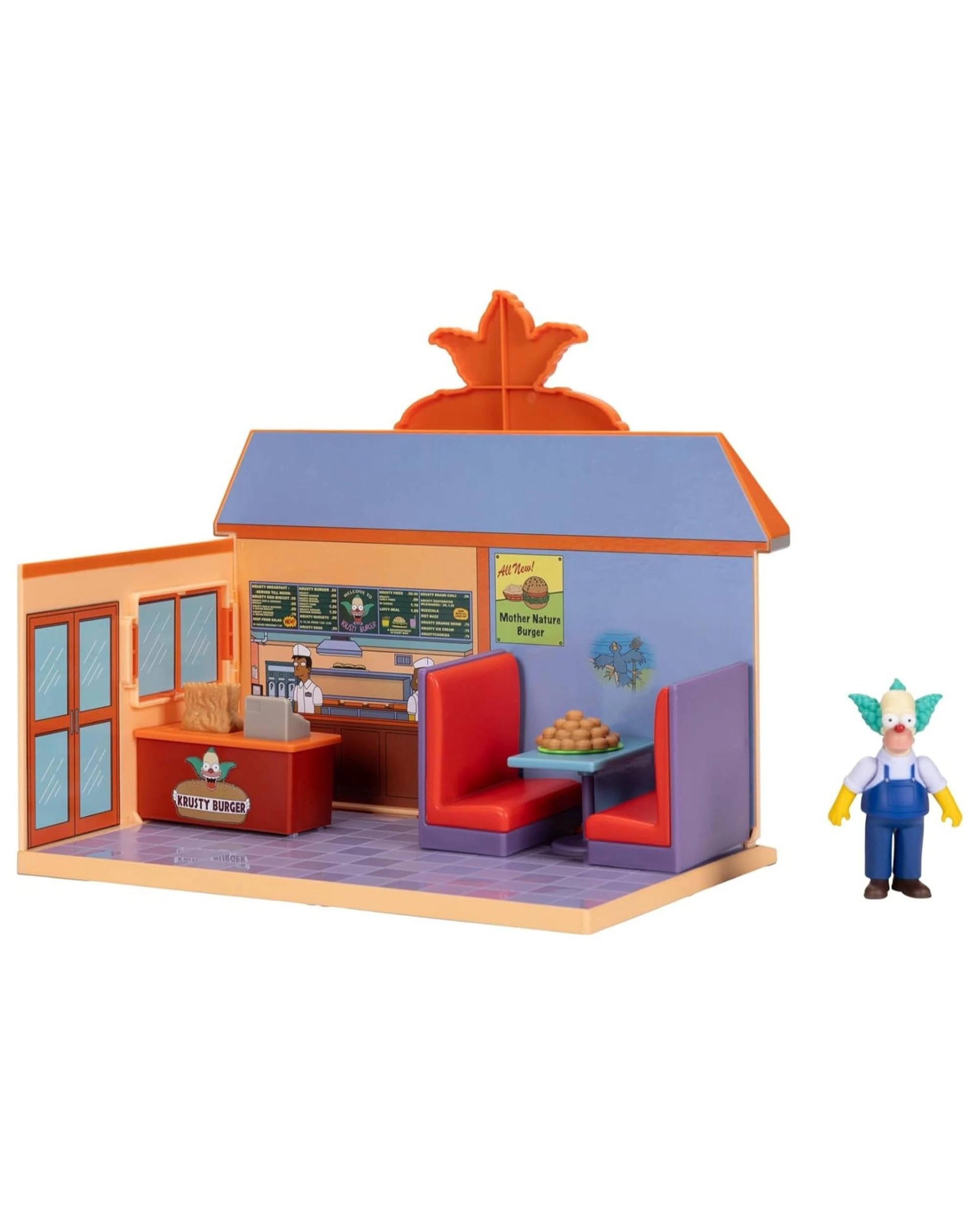 4 The Simpsons Krusty Burger Diorama 2.5 inch Scale Playset, 4 of 9