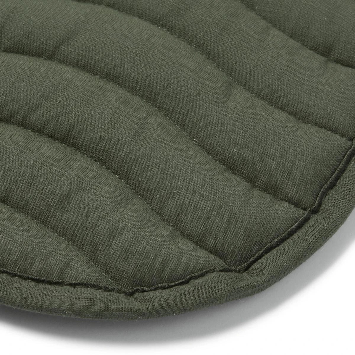 5 Quilted Pram Liner - Green, 5 of 7