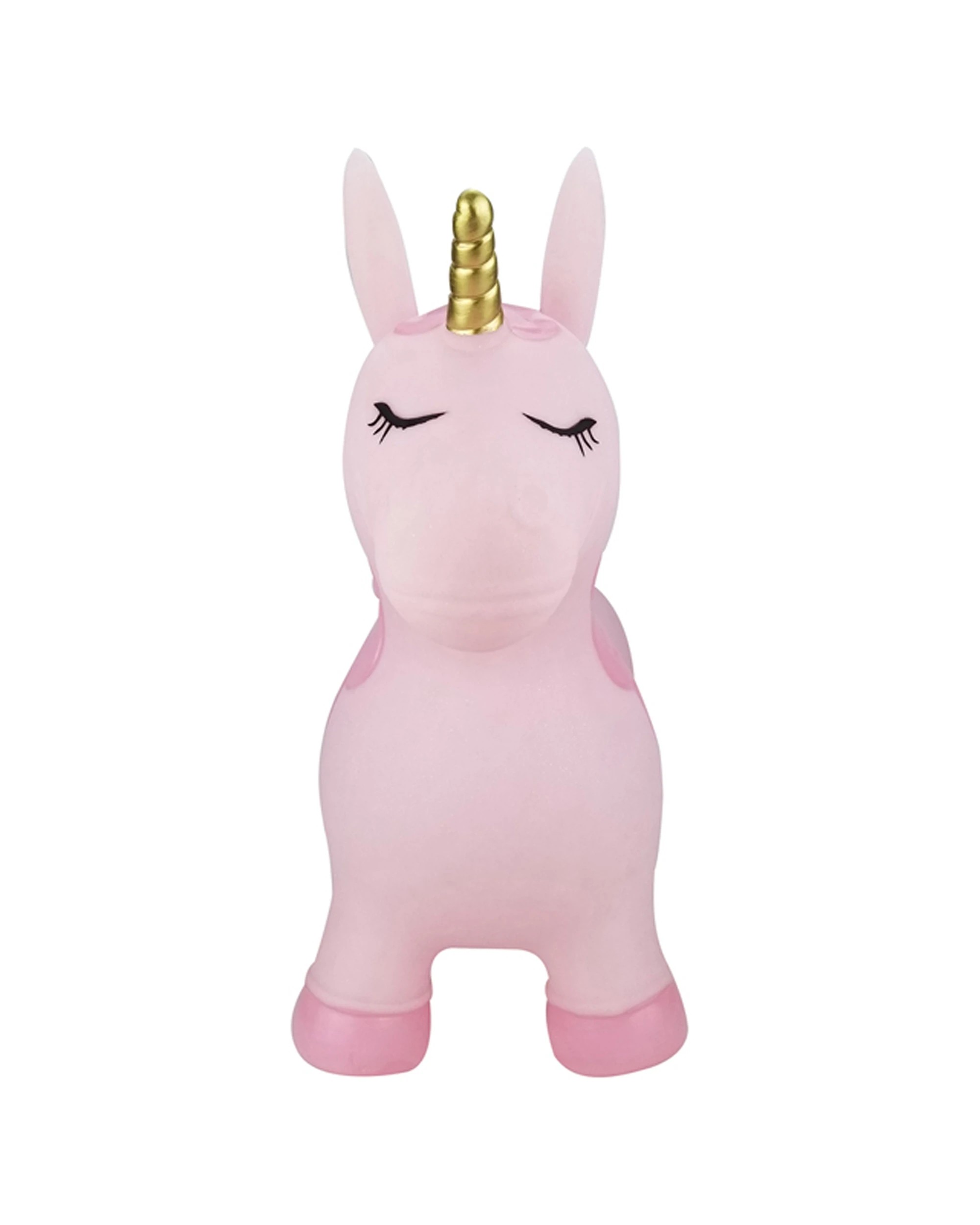 2 Kaper Kidz Bouncy Rider Pink Pearl The Unicorn Ride On Bouncer Toy Kids 12 Months Plus - Pink, 2 of 9