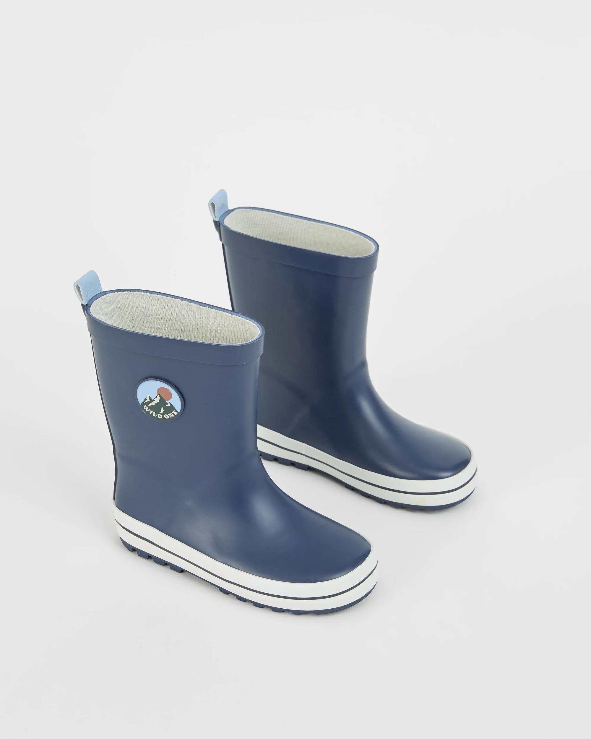 2 Target Kids Core Badge Rainboot NAVY, 2 of 3