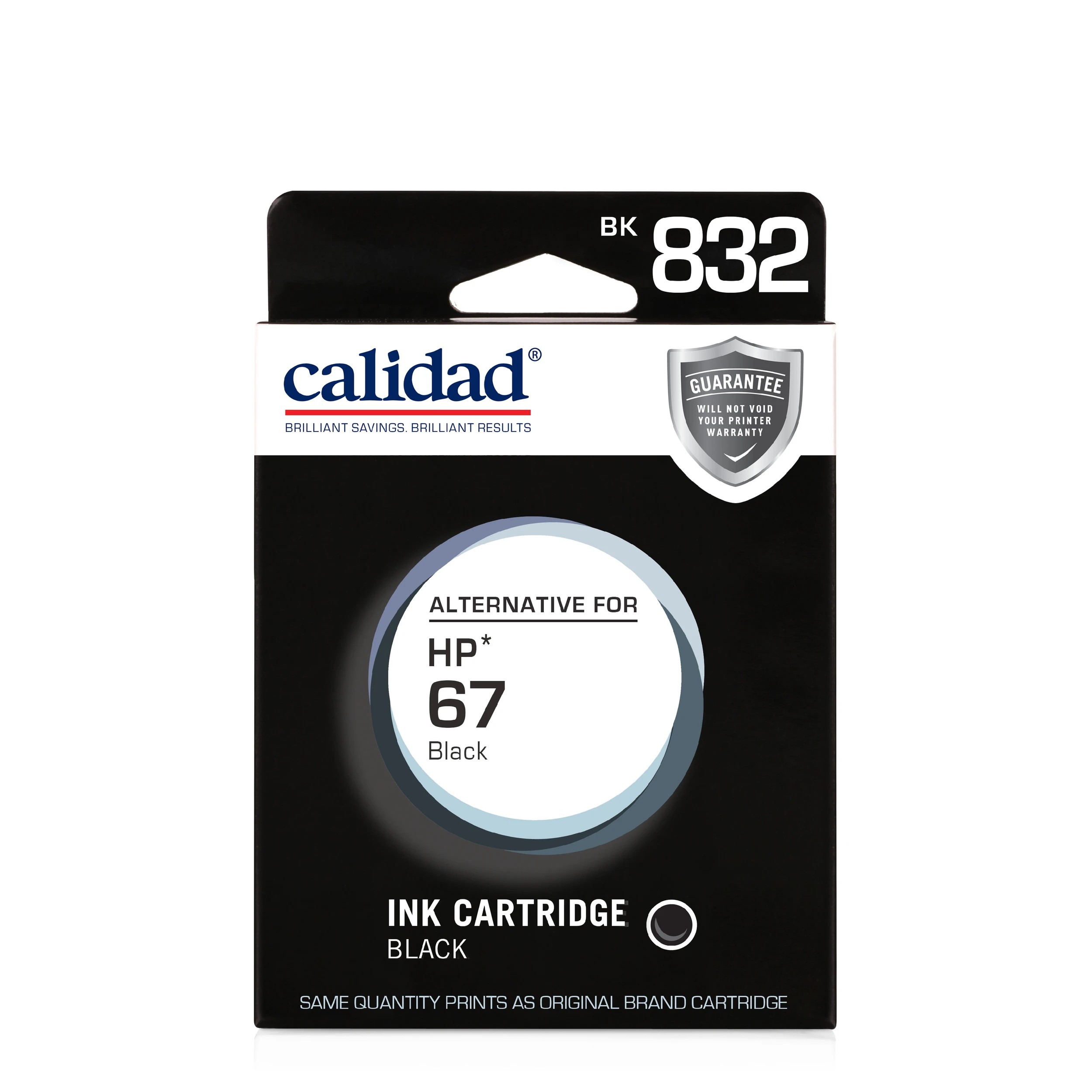 1 Calidad BK 832 Ink Cartridge - Black, 1 of 7