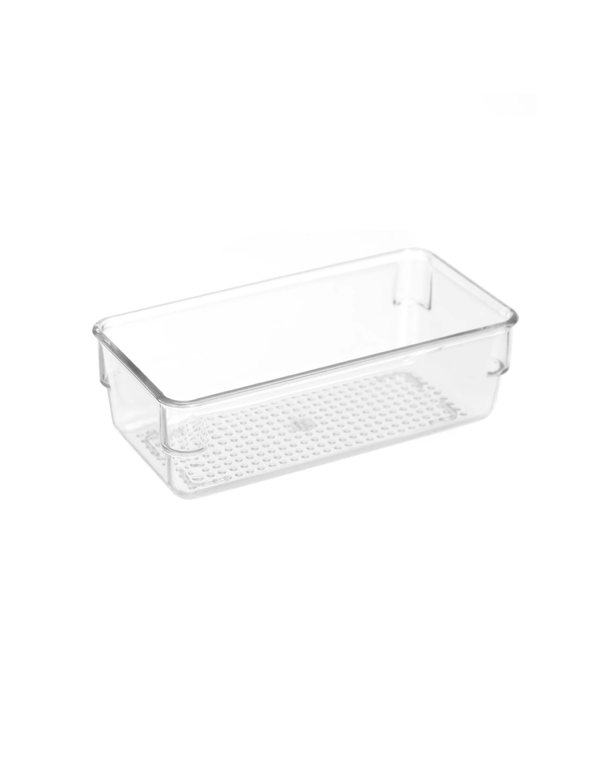 3 Boxsweden 10x Crystal Storage Tray Durable Organisers 16x8cm - Clear, 3 of 4