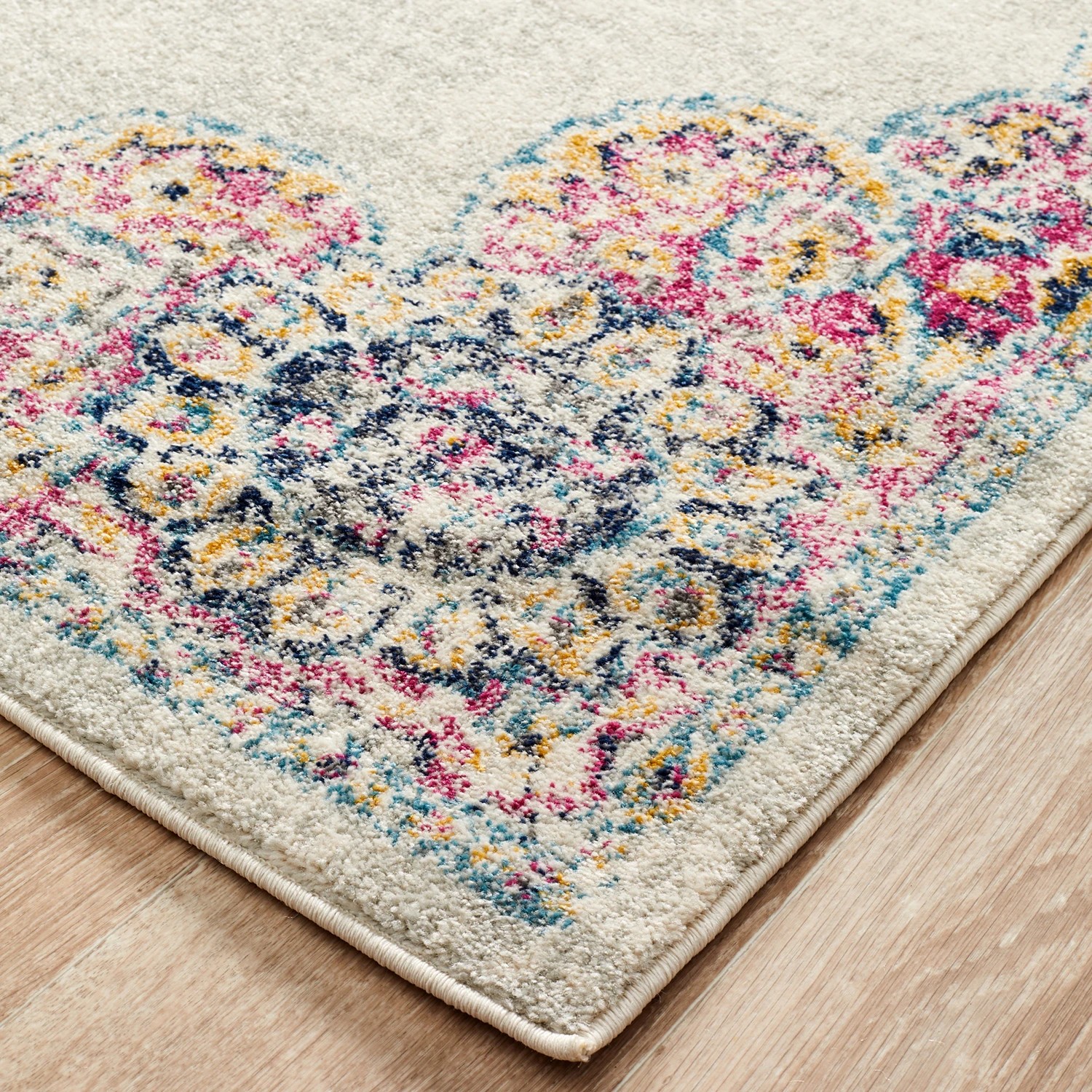 1 Common Ground Rugs Gallery 864 290x200cm - Large Power Loomed Pet Friendly Floor Rug - Natural, 1 of 7