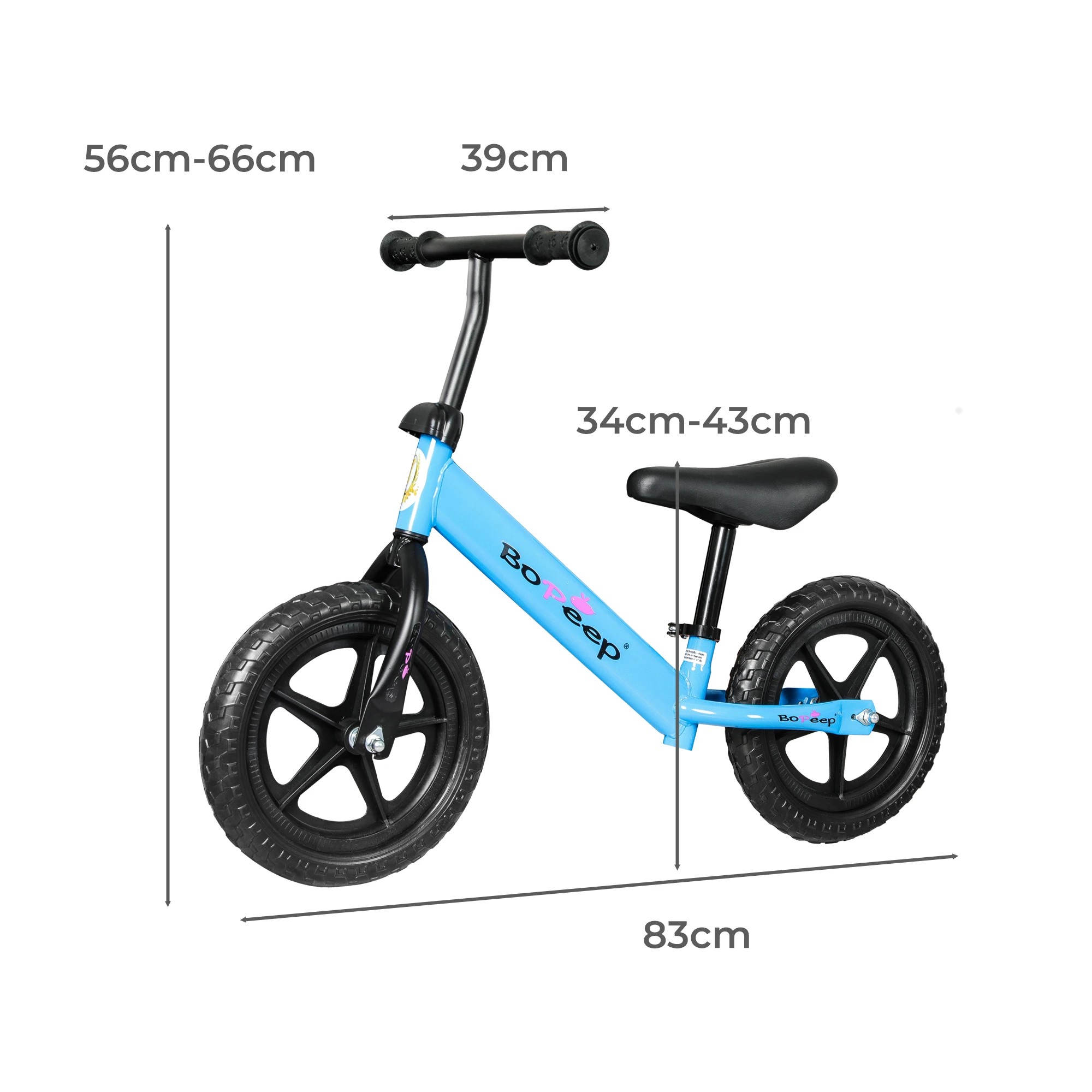 3 Bopeep Kids Balance Bike Ride On Toys Push Bicycle Children Outdoor Toddler Safe, 3 of 7
