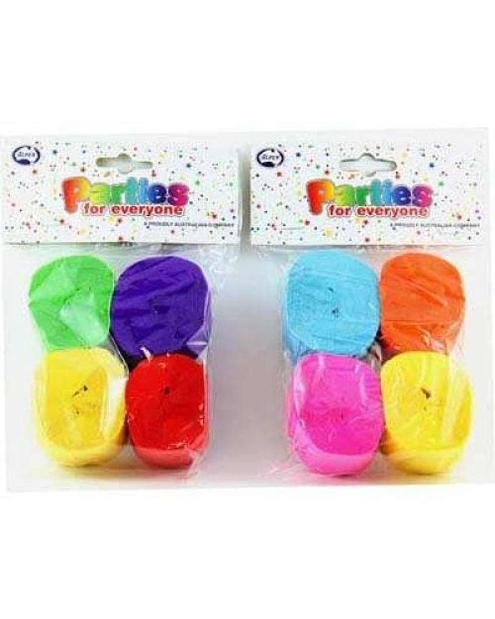 1 Alpen 4pc Crepe Streamer Party Decoration Mixed - Multi, 1 of 1