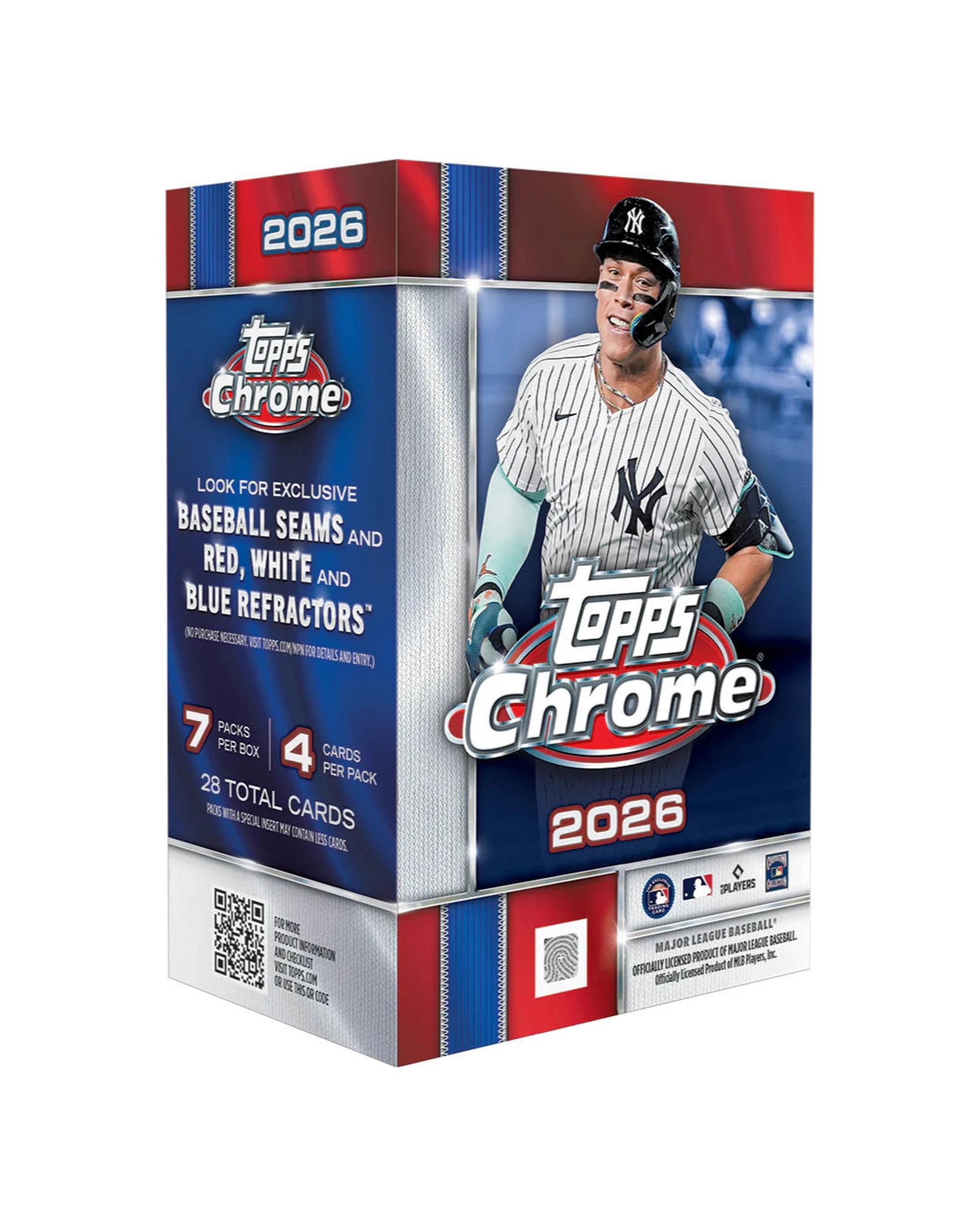 1 Topps 2026 Chrome MLB Baseball Blaster Box, 1 of 9