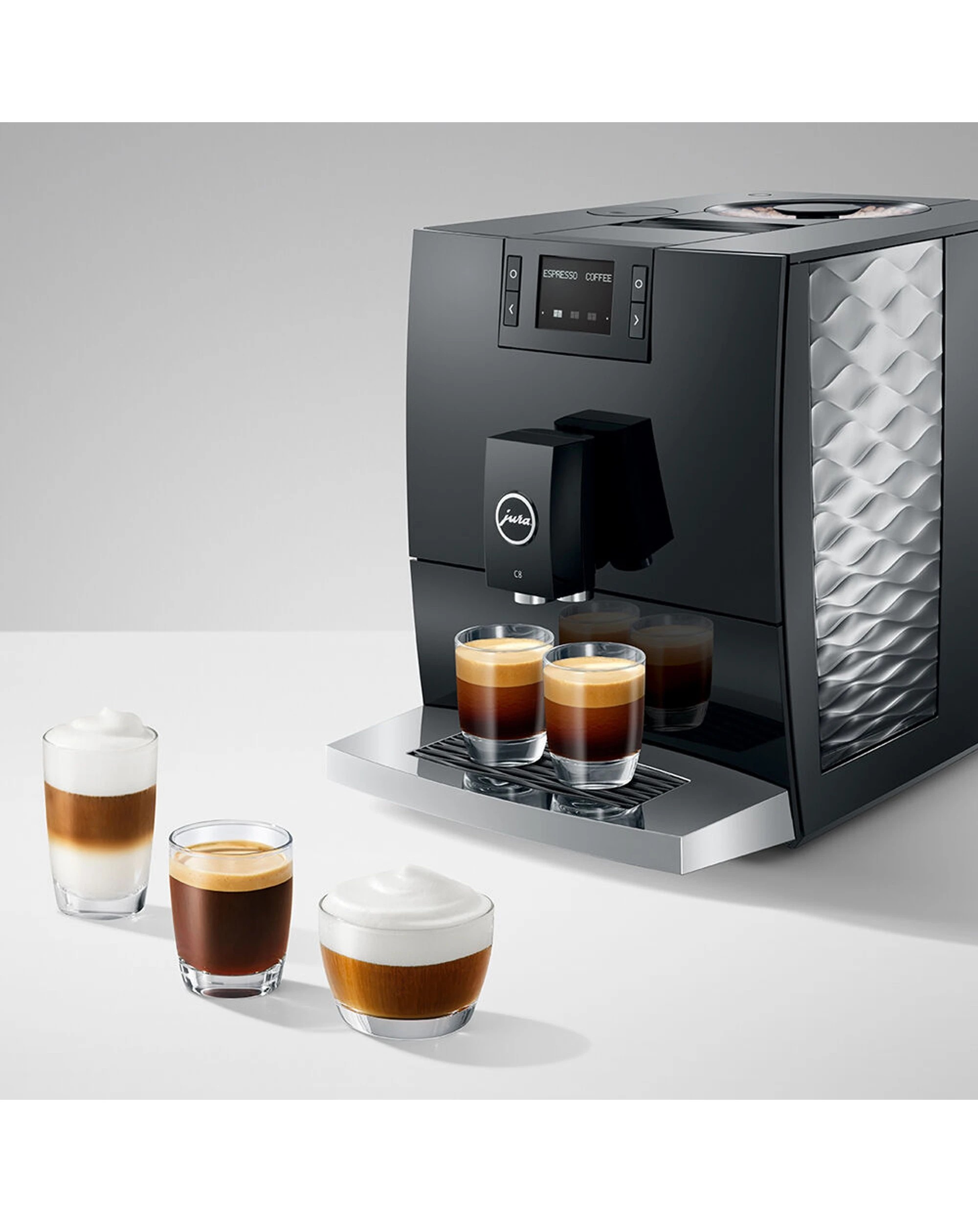 7 Jura C8 INTA Touchscreen Auto Coffee Machine 1.6L - Black, 7 of 7