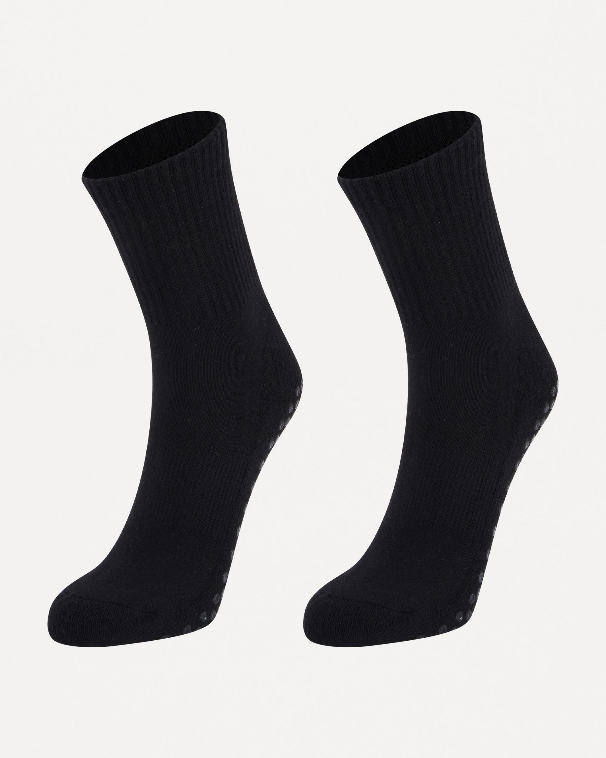 2 Pack Non Slip Quarter Crew Socks - Kmart