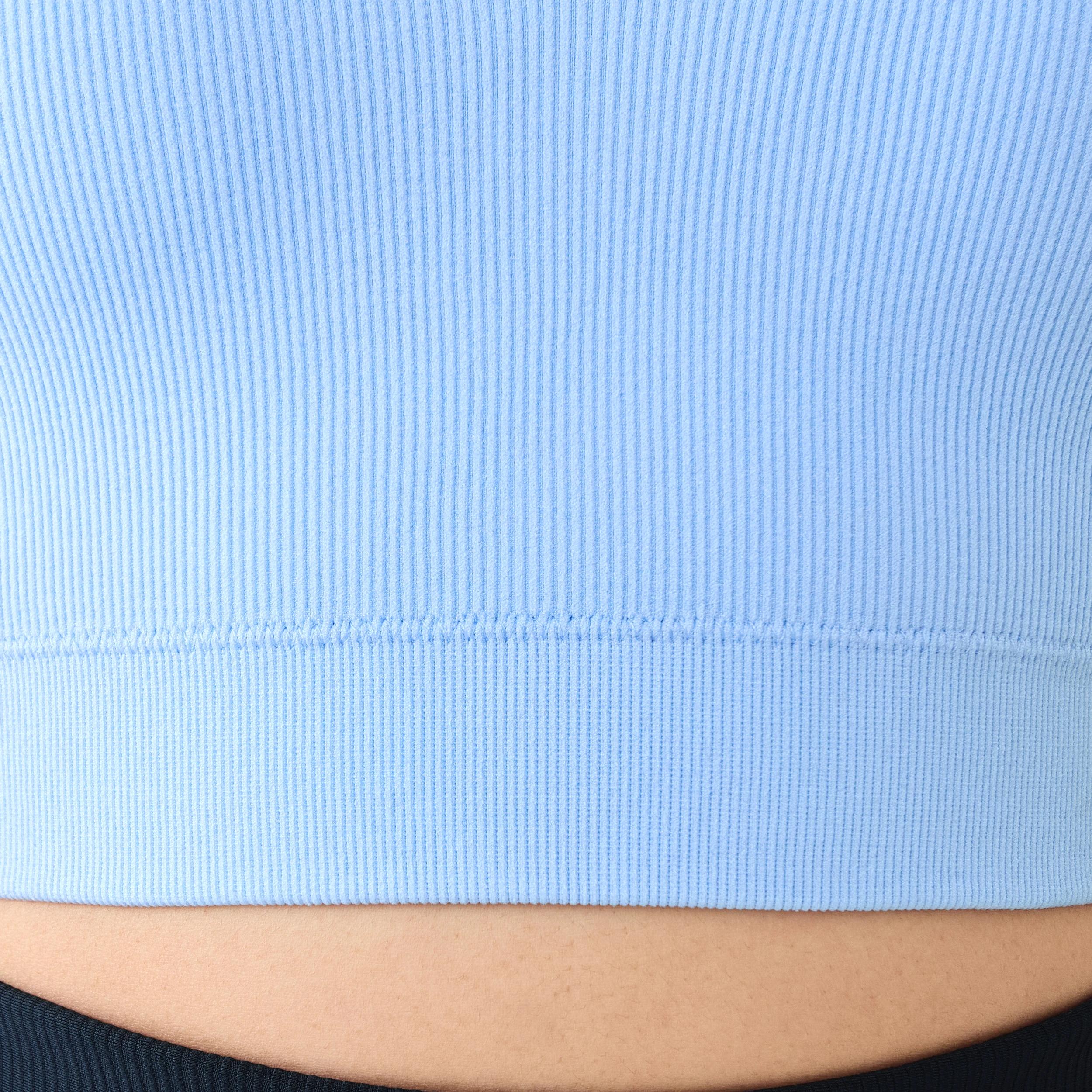 7 Active Womens Seamfree Racerback Crop MELODY BLUE, 7 of 9