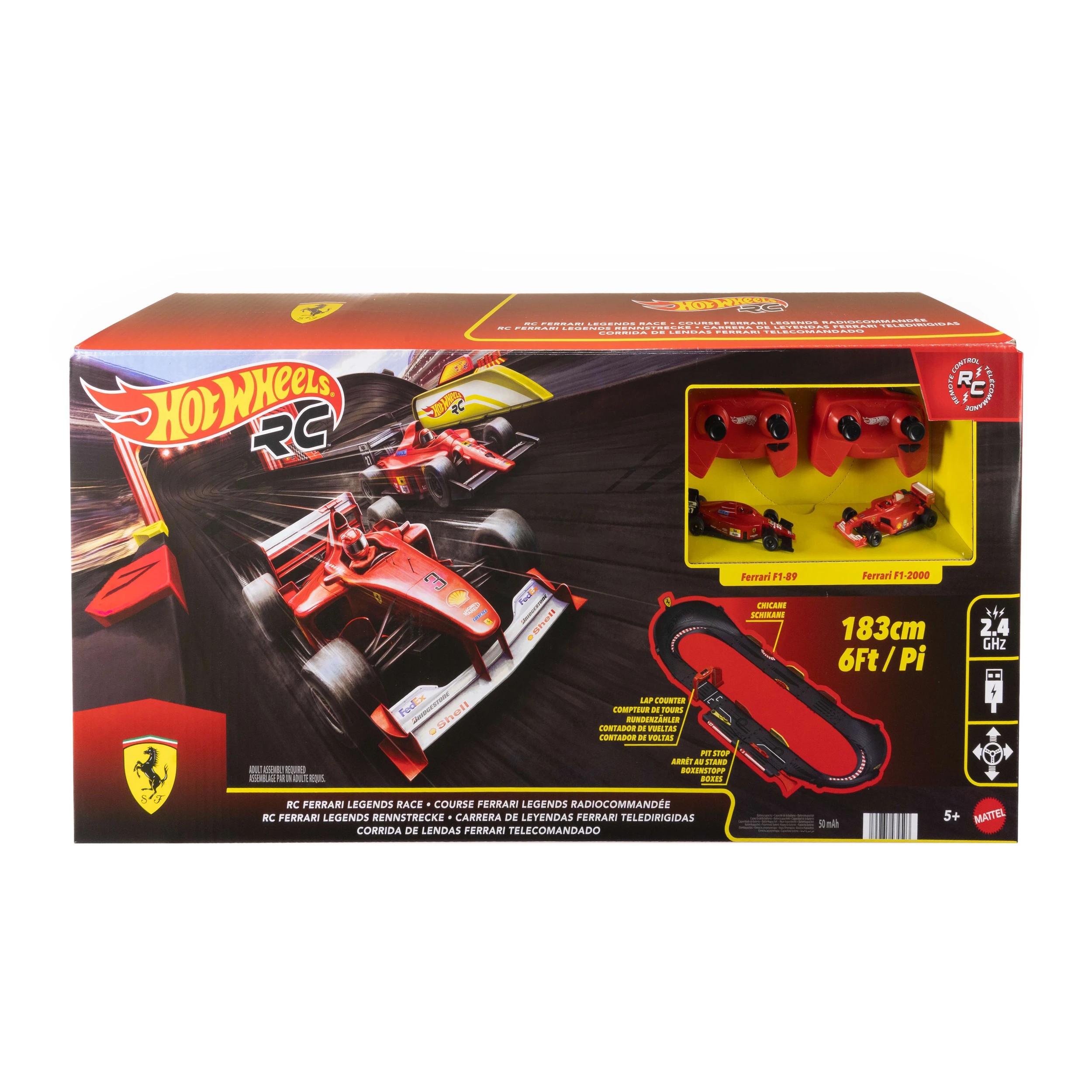 1 Hot Wheels RC Ferrari Legends Race Track Set, 1 of 4