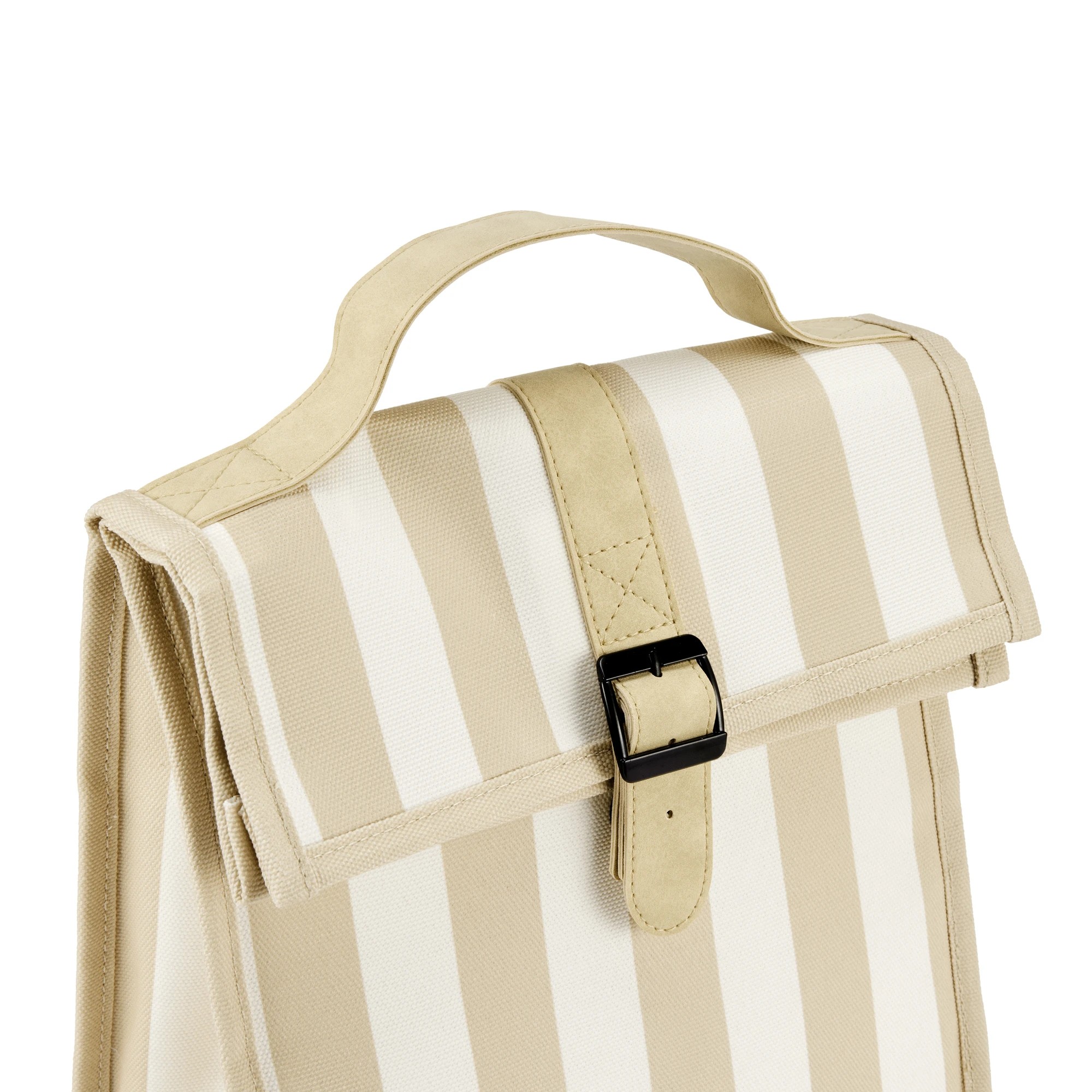 4 Stripe Insulated Satchel Lunch Bag, 4 of 5
