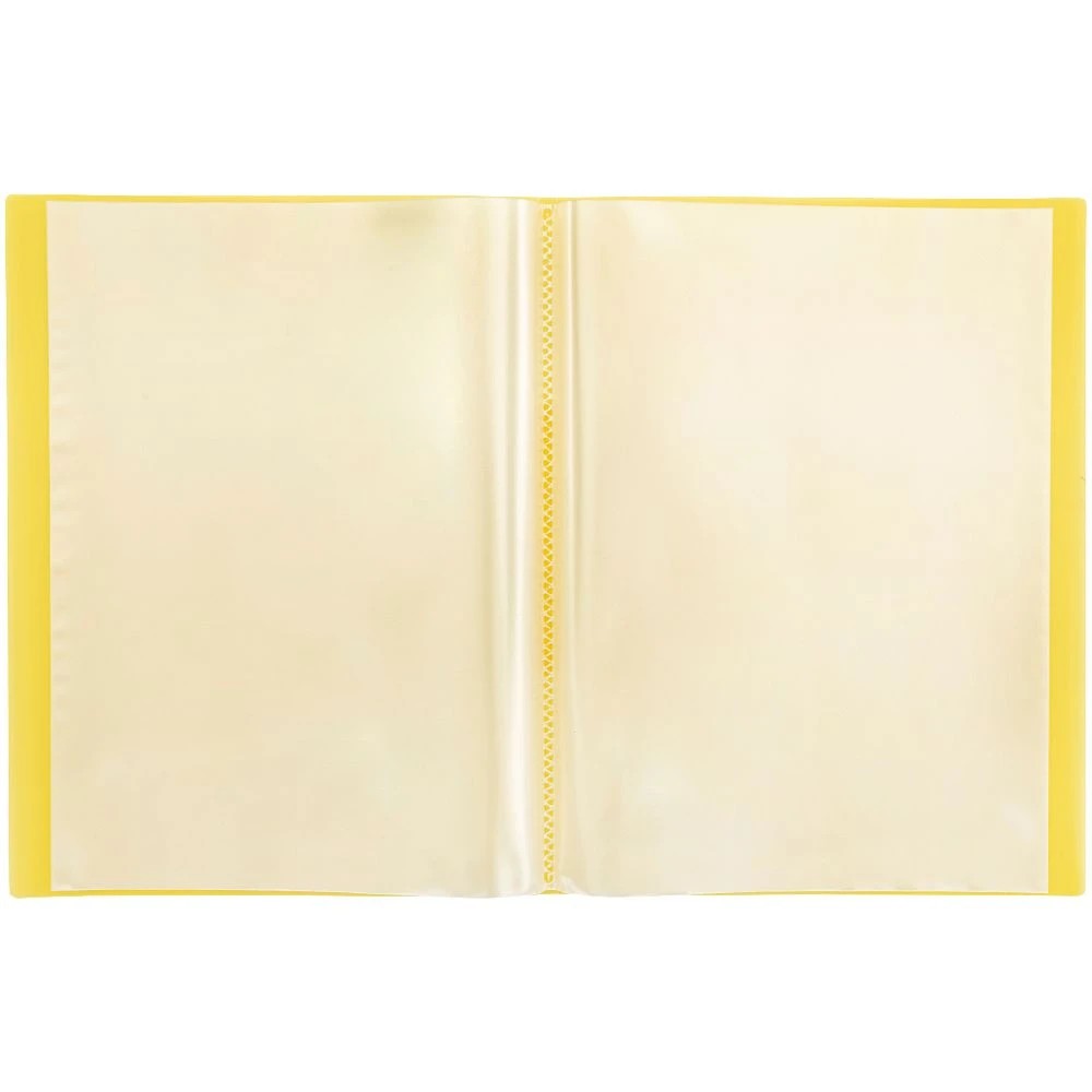 2 King Jim Fixed Display Book 20 Pockets Gloss Yellow, 2 of 3