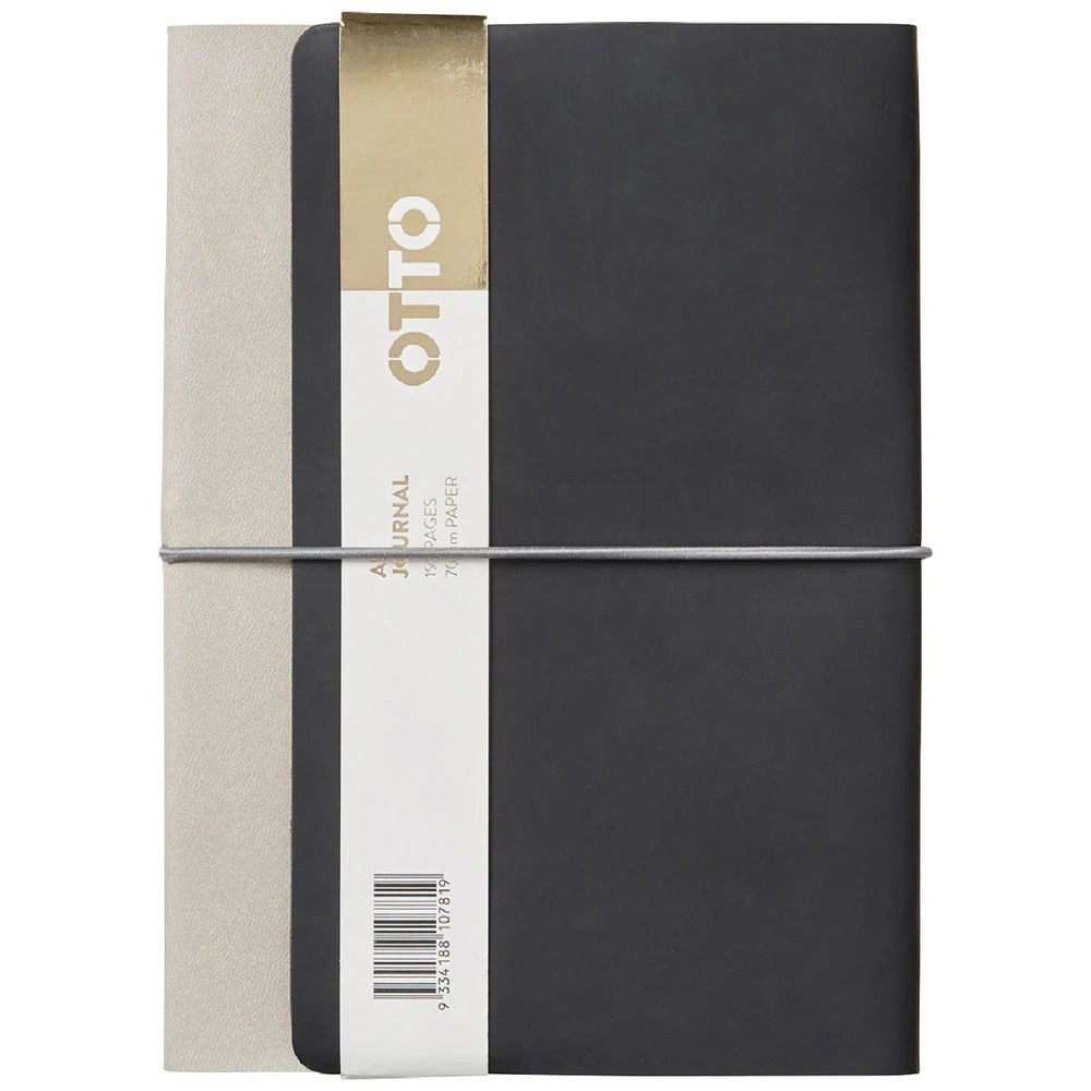 1 Otto A5 Notebook with File Pocket 192 Pages Tan, 1 of 5