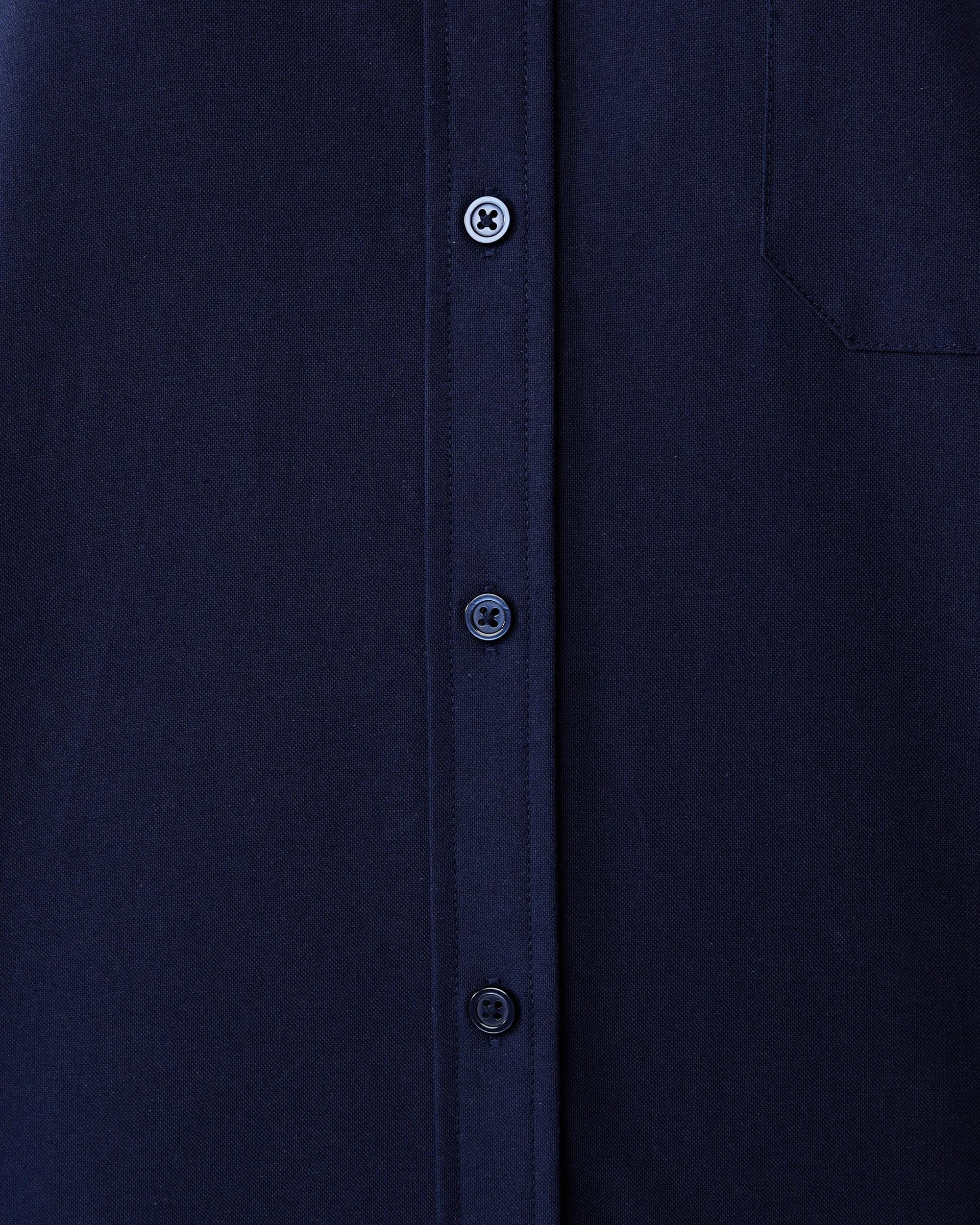 7 Long Sleeve Oxford Shirt Navy Blaze, 7 of 9