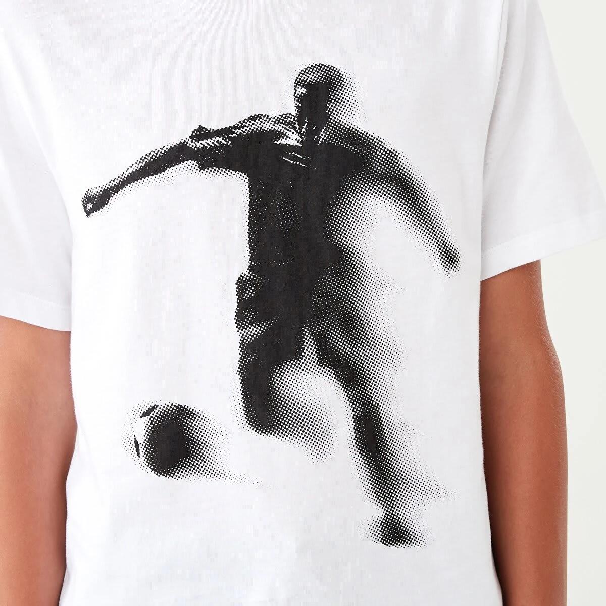 4 Short Sleeve Print T-shirt Wht Photop, 4 of 8