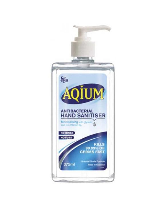 Ego Aqium Hand Sanitiser Gel 375ml - Clear