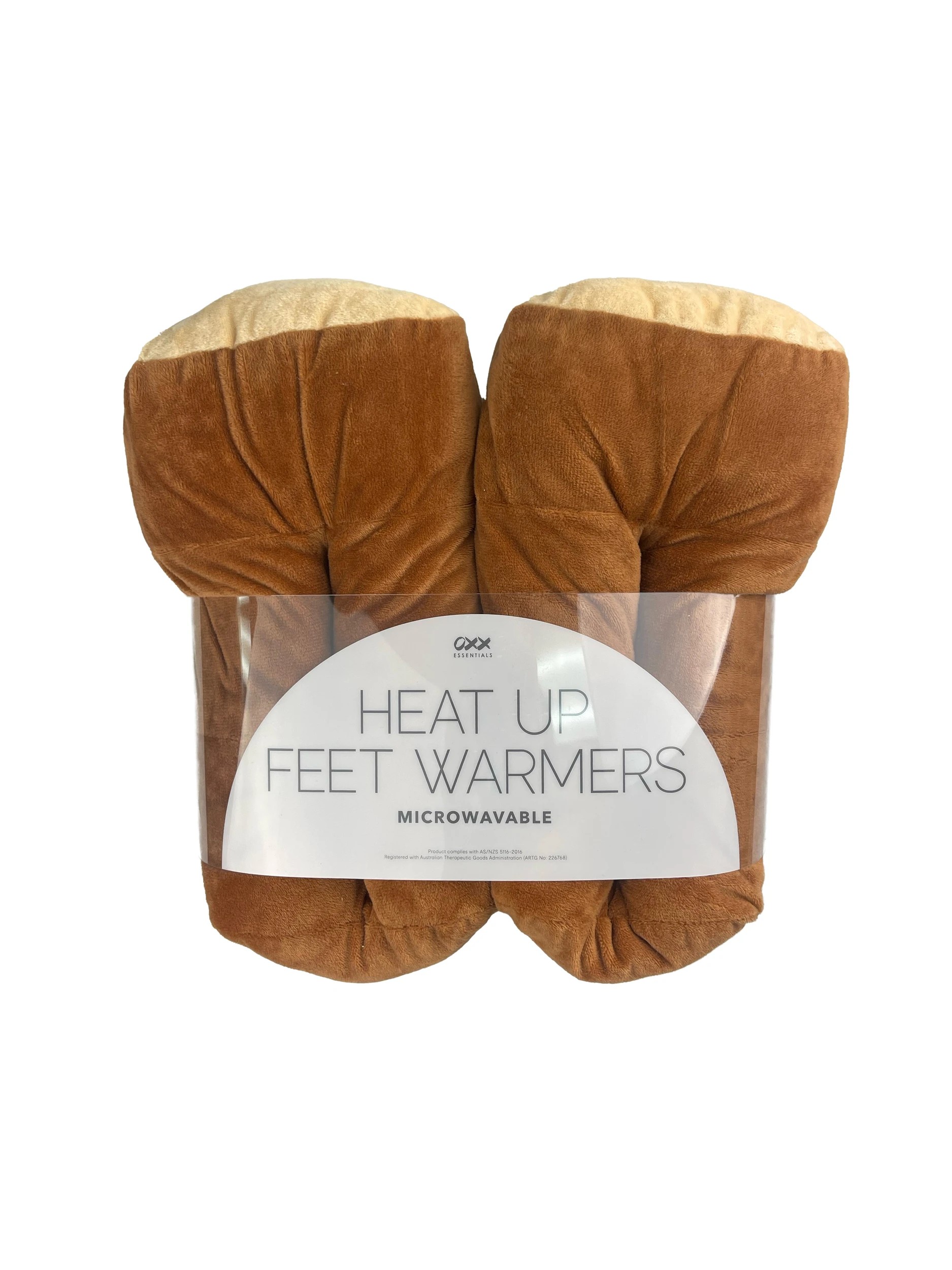 2 OXX Essentials Heat Up Feet Warmers - Toast, 2 of 3