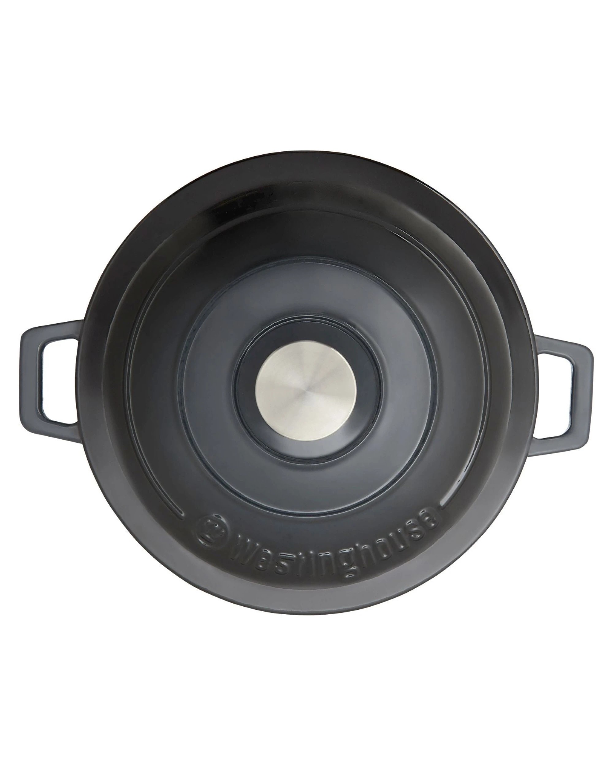 4 Westinghouse 5L Round Cast Iron Casserole Pot, 4 of 7