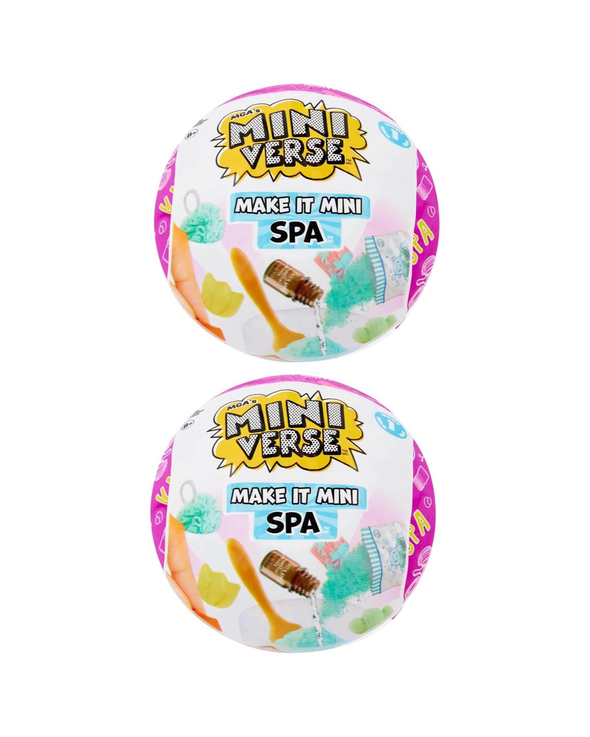 1 MGA's Miniverse Blind Ball: Make It Mini Spa 2-Pack - Two Capsules, 1 of 10