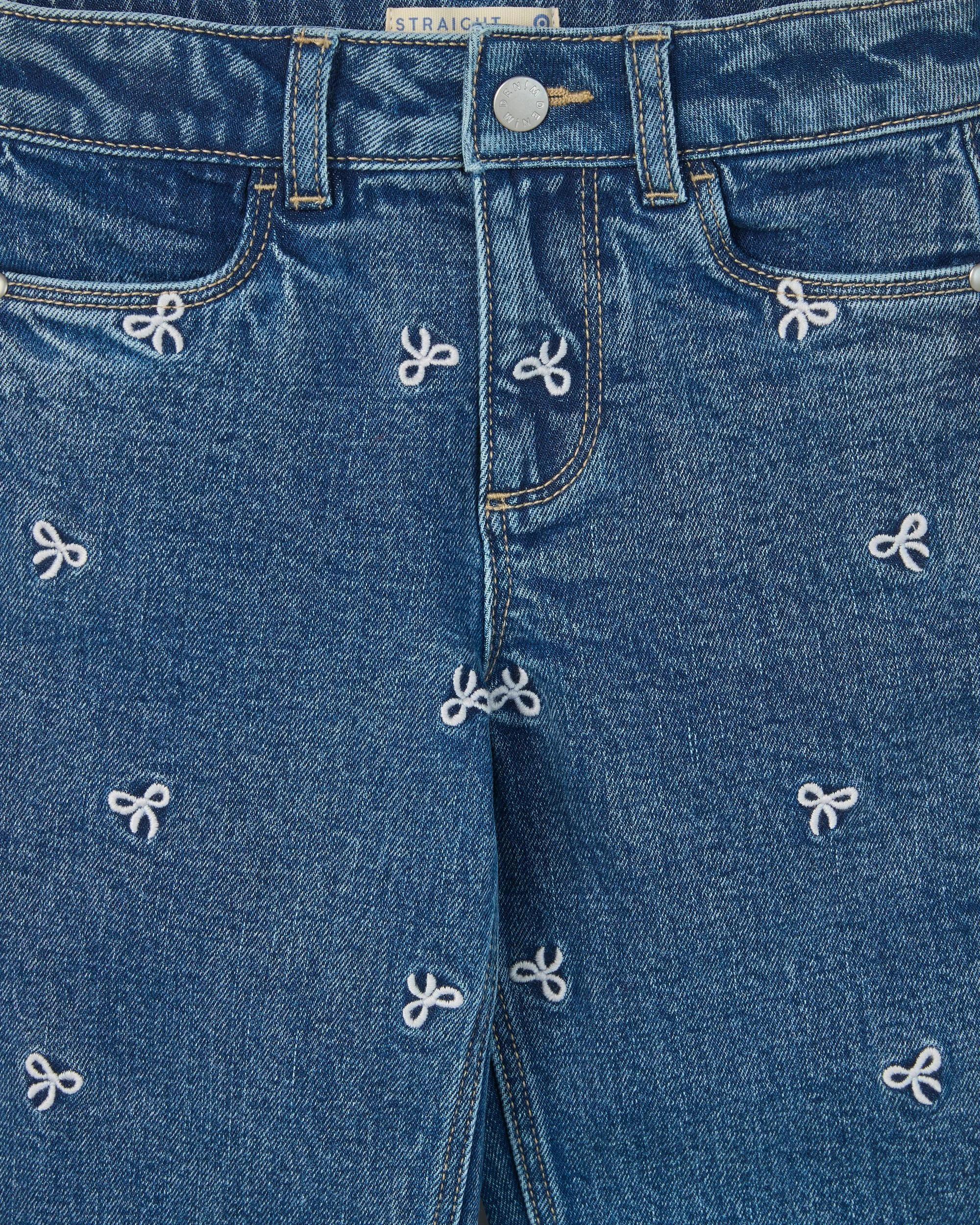 6 Target Denim Straight Leg Denim Jeans DARK BLUE, 6 of 7
