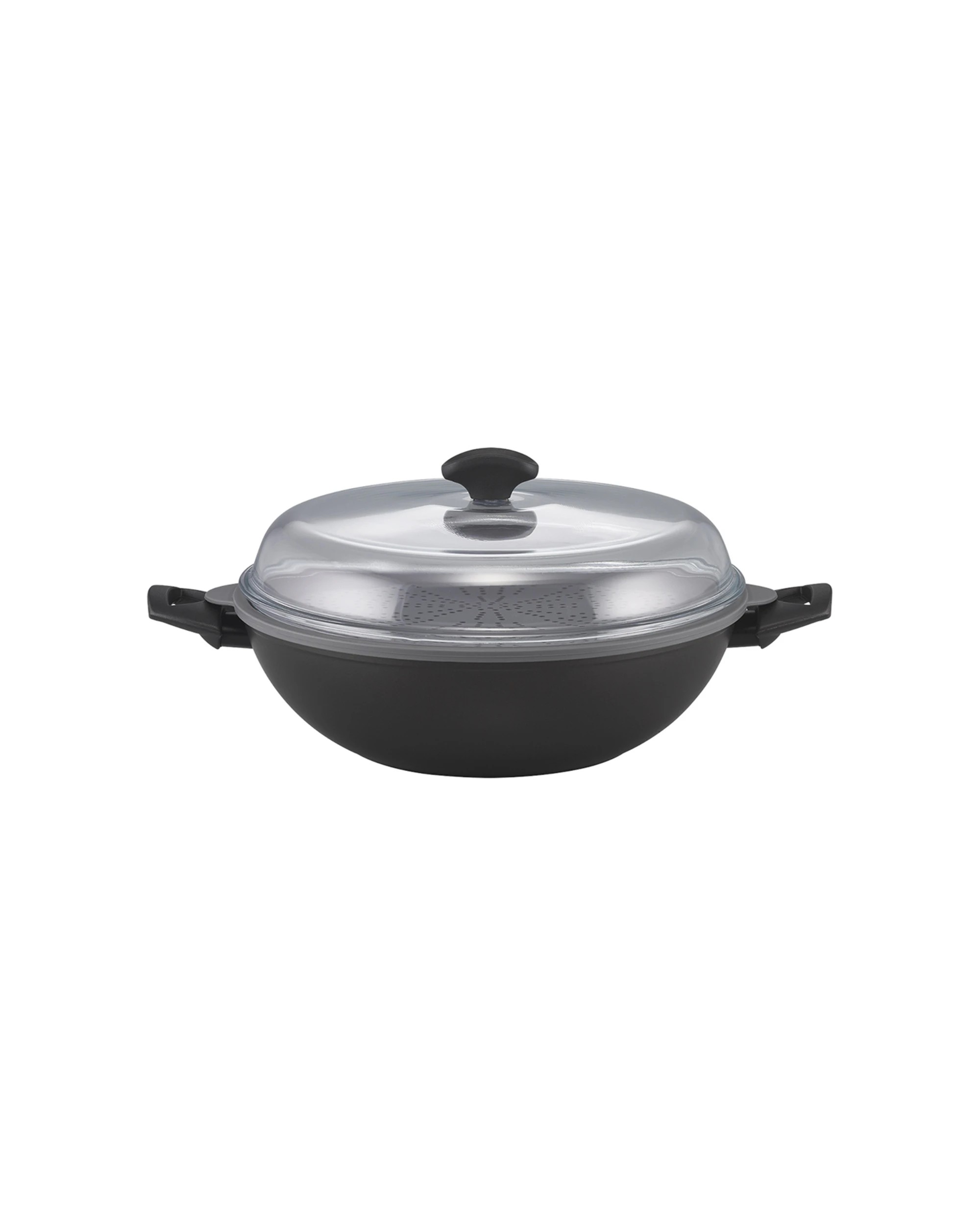1 Essteele Per Salute Multicooker Cast Aluminium 32cm 3.8L With Insert - Black, 1 of 1
