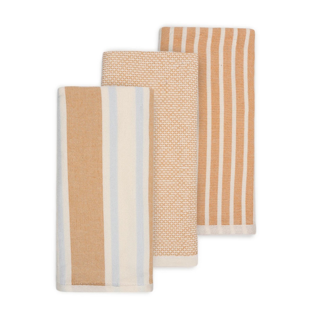 1 3 Pack Natural Stripe Tea Towels, 1 of 6