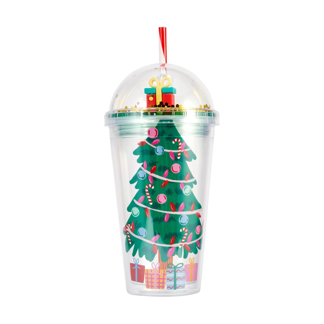 1 Double Wall Christmas Tree Tumbler, 1 of 6