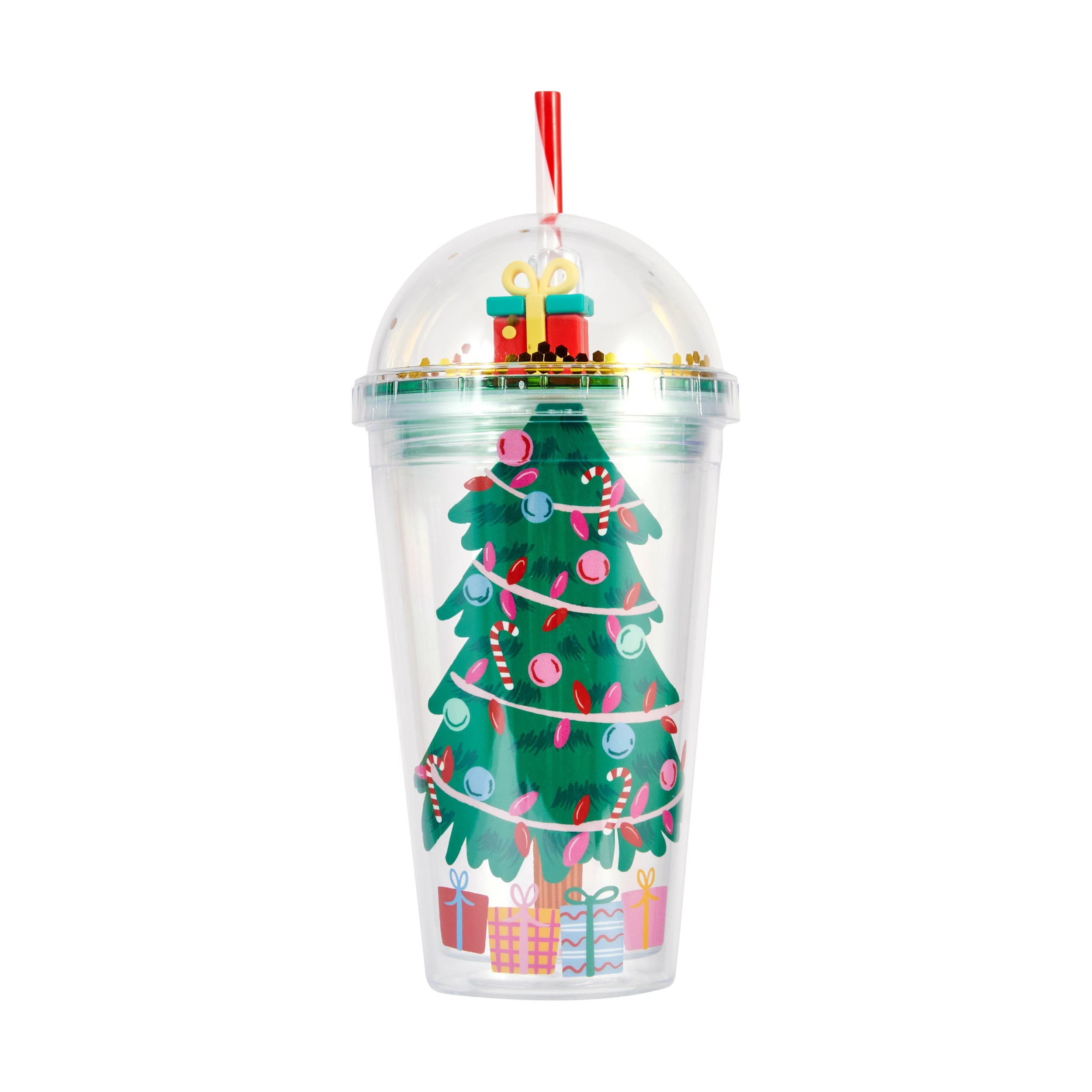 1 Double Wall Christmas Tree Tumbler, 1 of 6