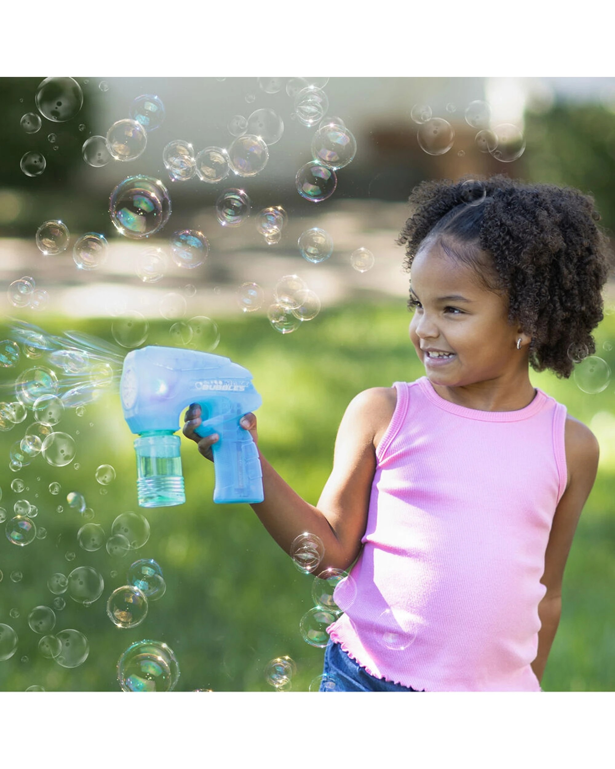6 Maxx Bubbles Light Up Bubble Blaster 4pk Kids Outdoor Toy - Multi, 6 of 7