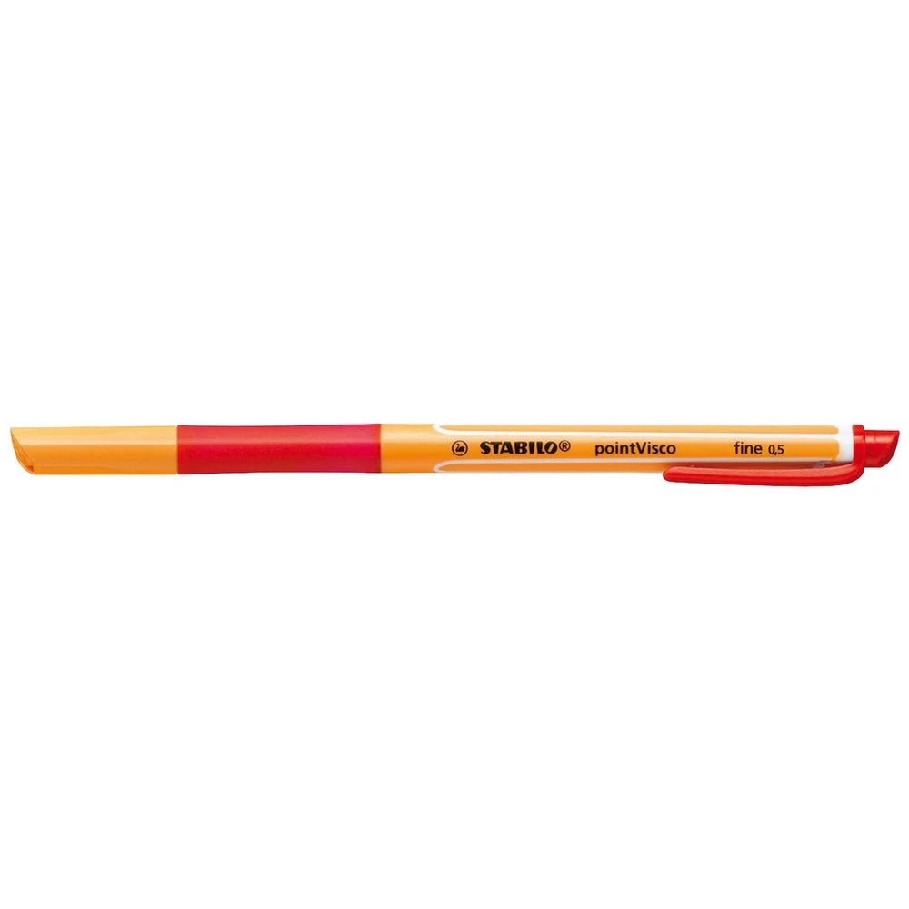1 Stabilo Point Visco Rollerball Pen Red, 1 of 2