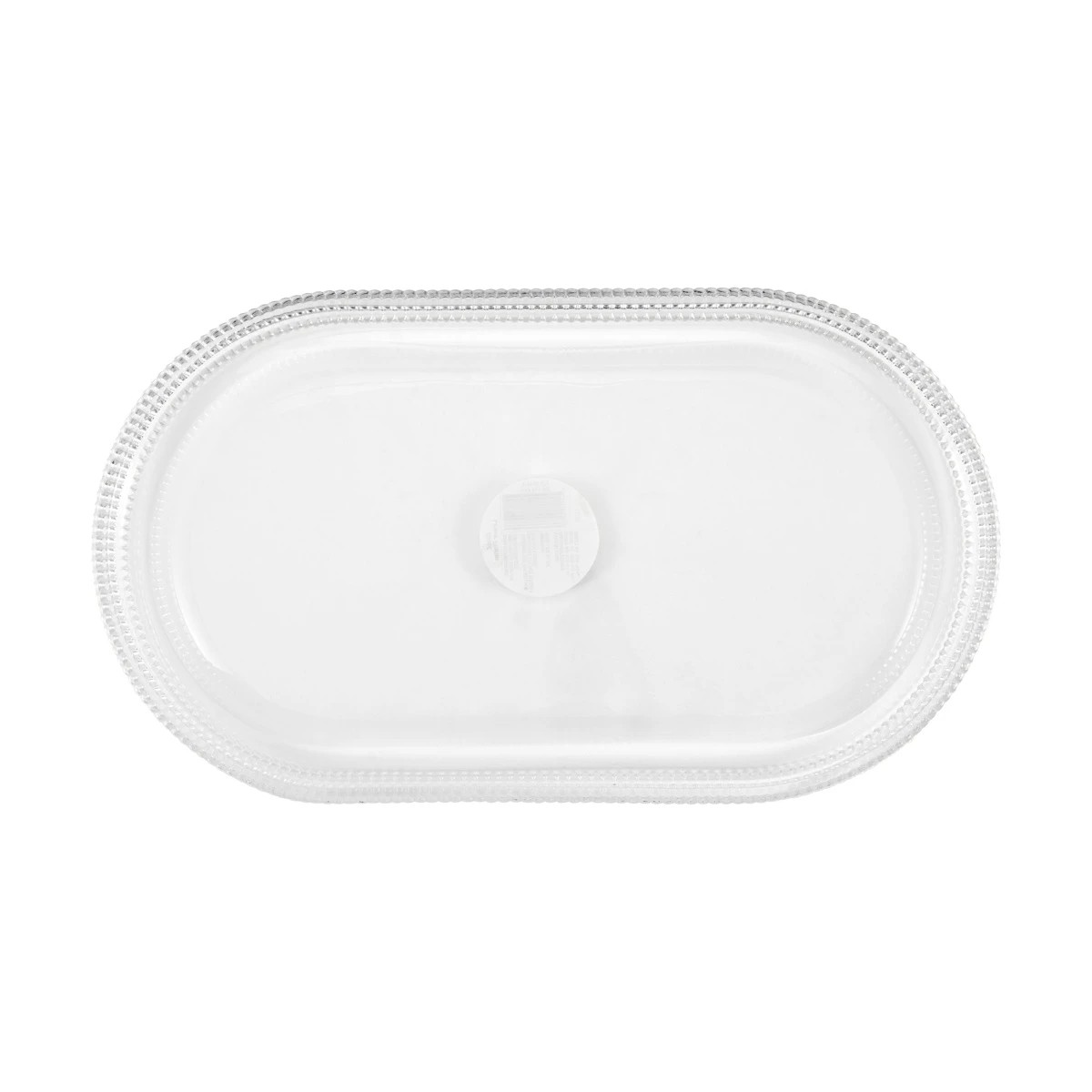 3 Clear Glass Linear Platter, 3 of 4