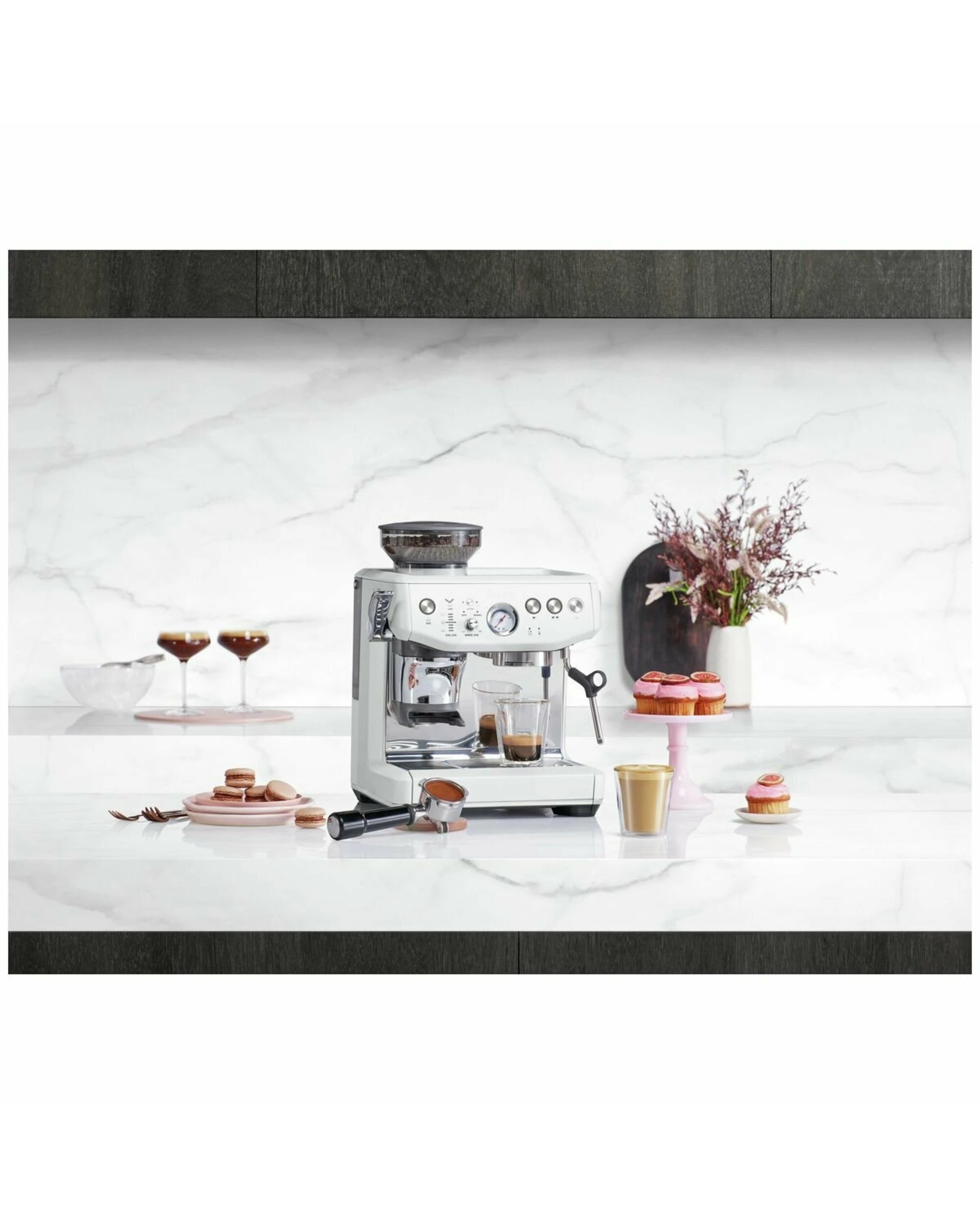 2 Breville The Barista Express Impress - Sea Salt, 2 of 4