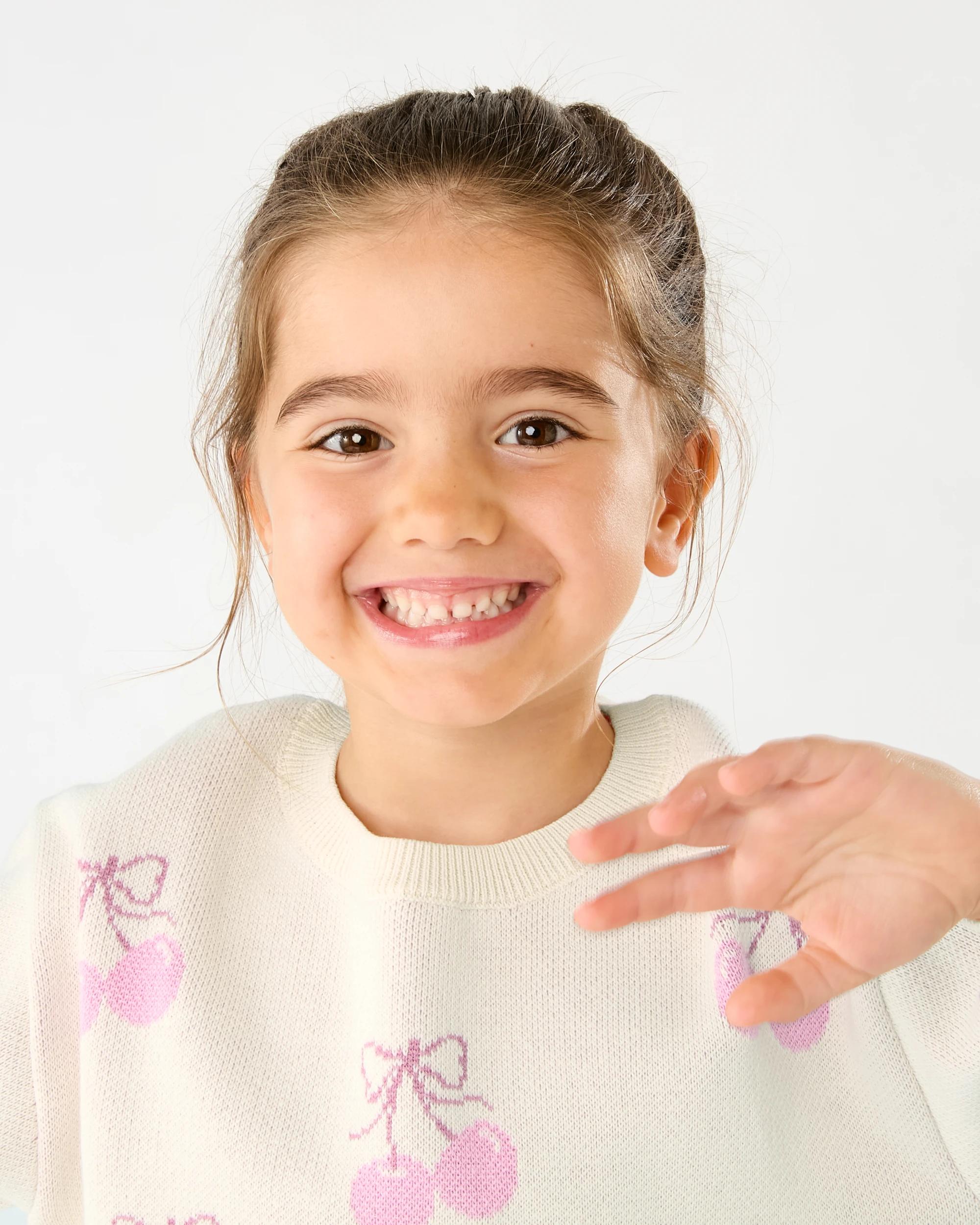 3 Jacquard Knit Jumper Bge Cherry, 3 of 8