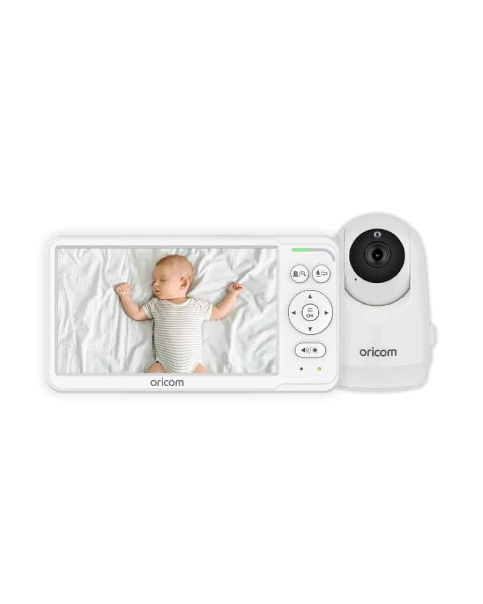 1 Oricom SC640 6″ Video Baby Monitor with Motorised Pan Tilt Zoom - White, 1 of 6