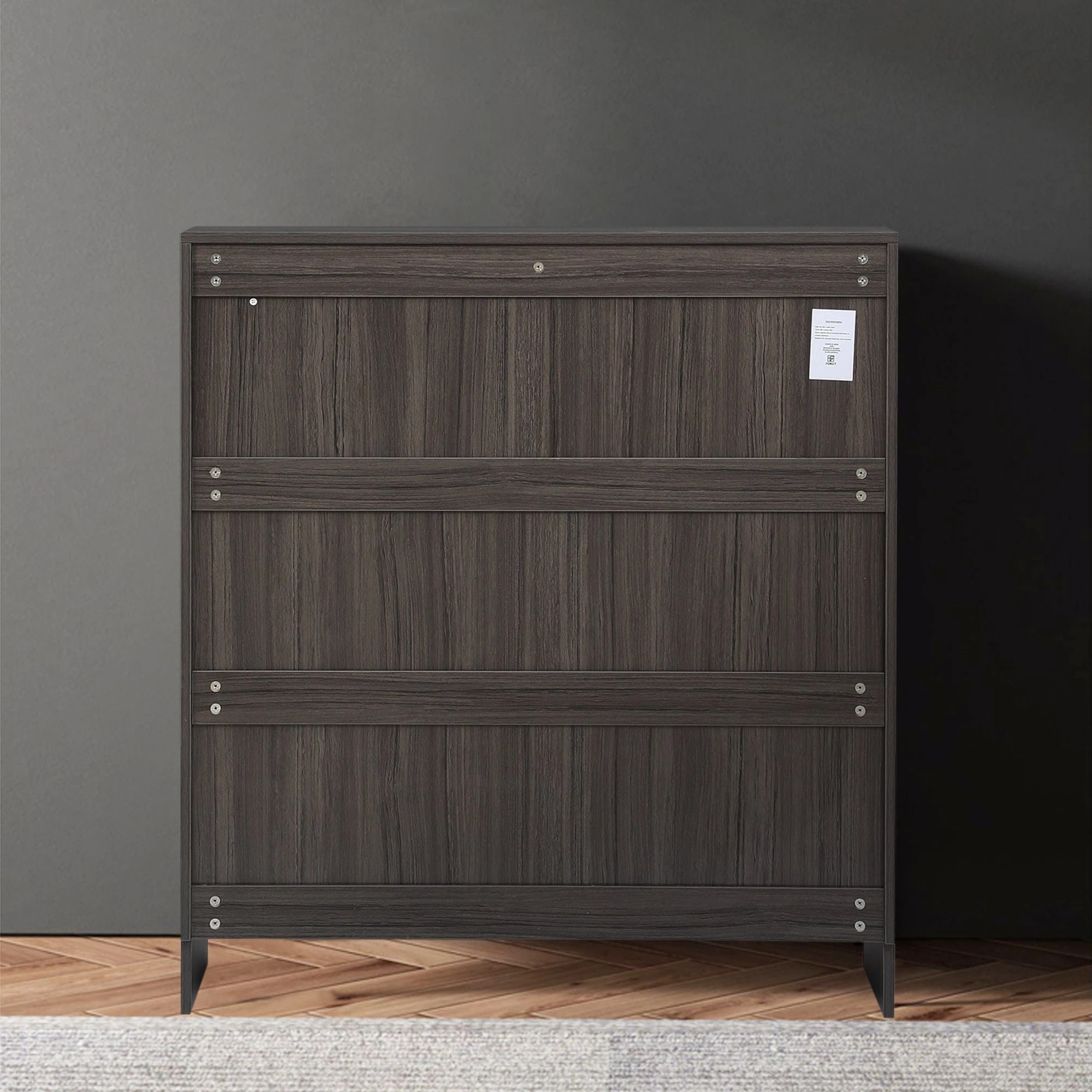 7 Foret 3 Tier Shoe Cabinet Rack Slim Storage Shelf 2045pairs Entryway Hallway, 7 of 8