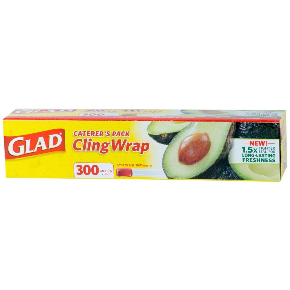 1 Glad Wrap in Dispenser 33cm x 300m, 1 of 2