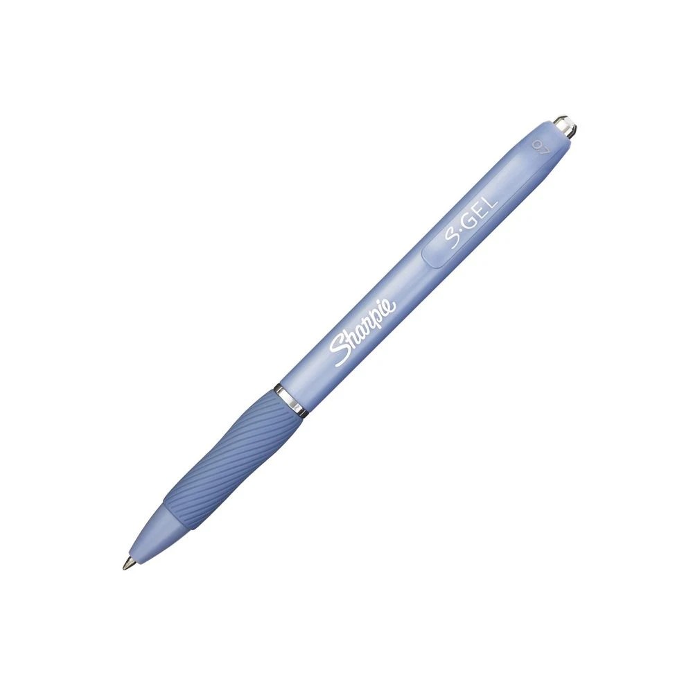 3 Sharpie S-Gel Retractable Gel Pen Blue Barrel Black 4 Pack, 3 of 8