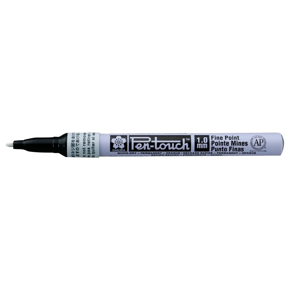 2 Sakura Pen-touch Paint Marker 1mm White, 2 of 6