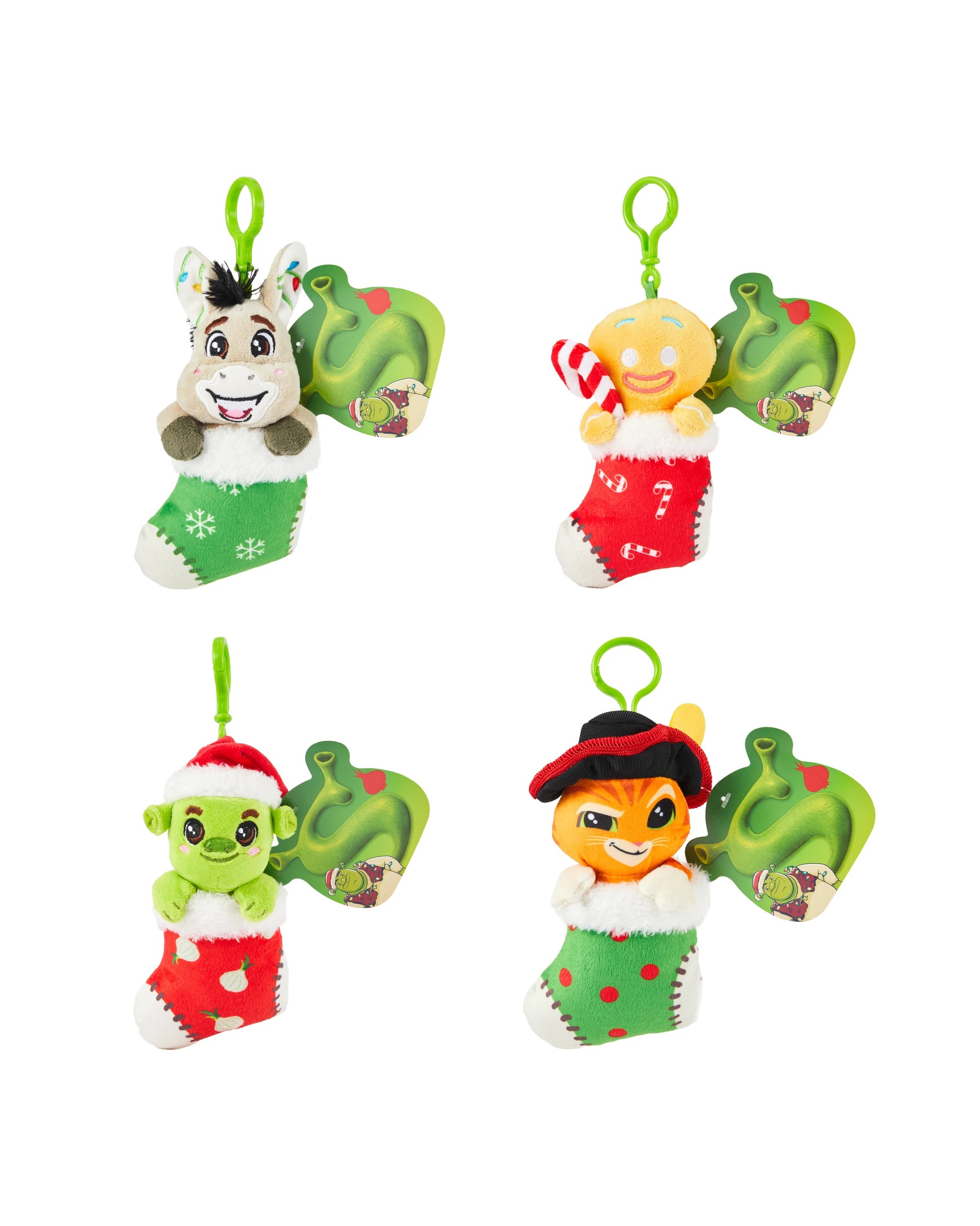 3 DreamWorks Shrek Clip-on Plush - Assorted, 3 of 3